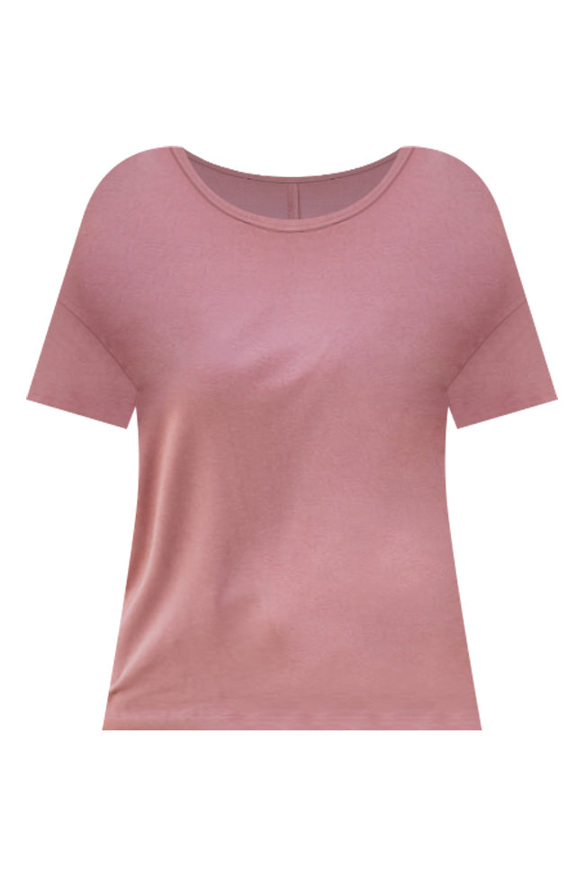 Easy Days Cinnamon Crew Neck Relaxed Tee Buy Cheap Recommend