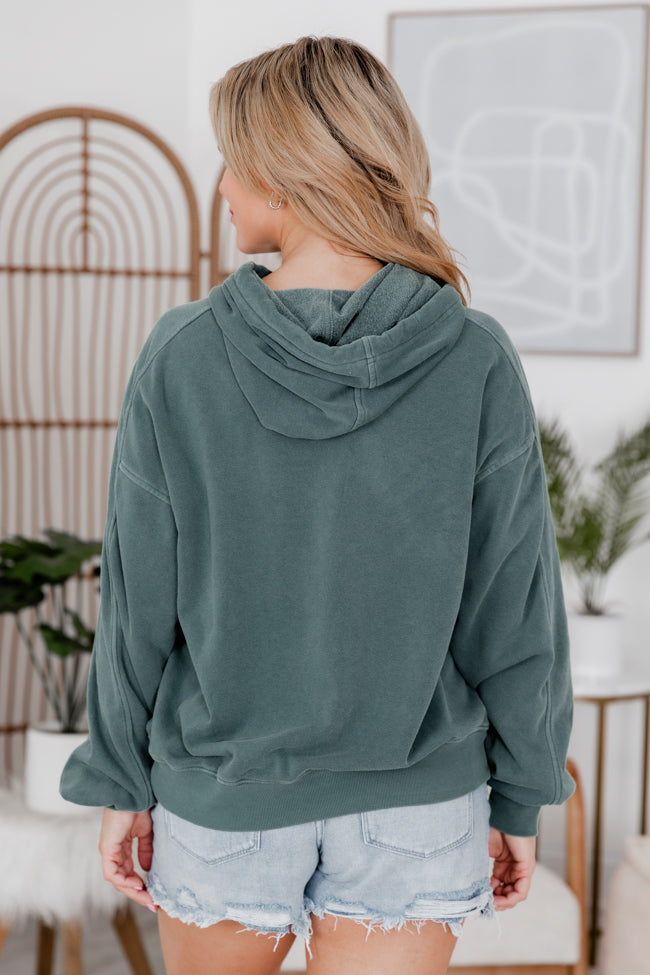 Better Than Ever Green Washed Hoodie FINAL SALE For Cheap Online