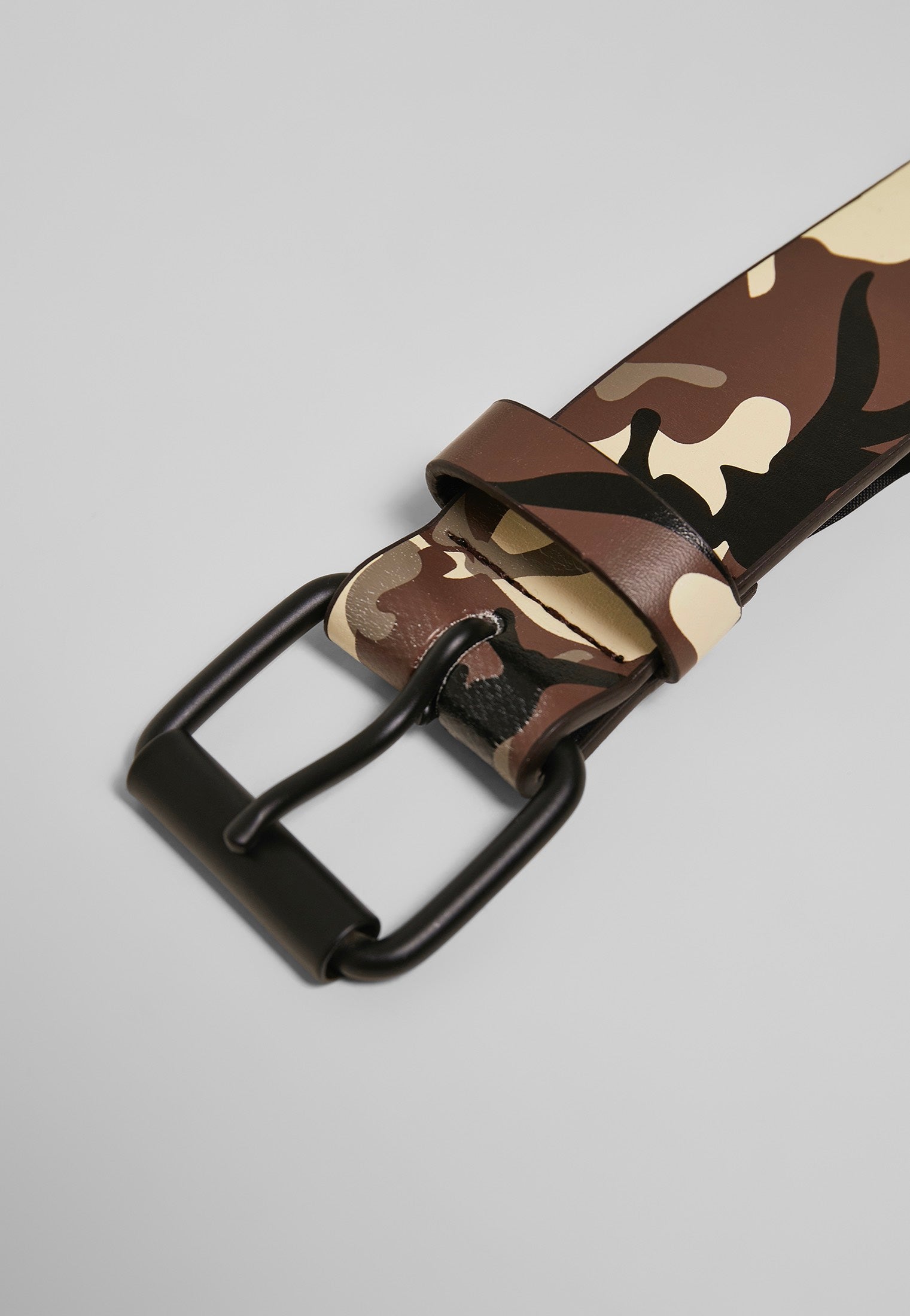 Urban Classics - Synthetic Leather Camo Browncamo - Belt Official Site