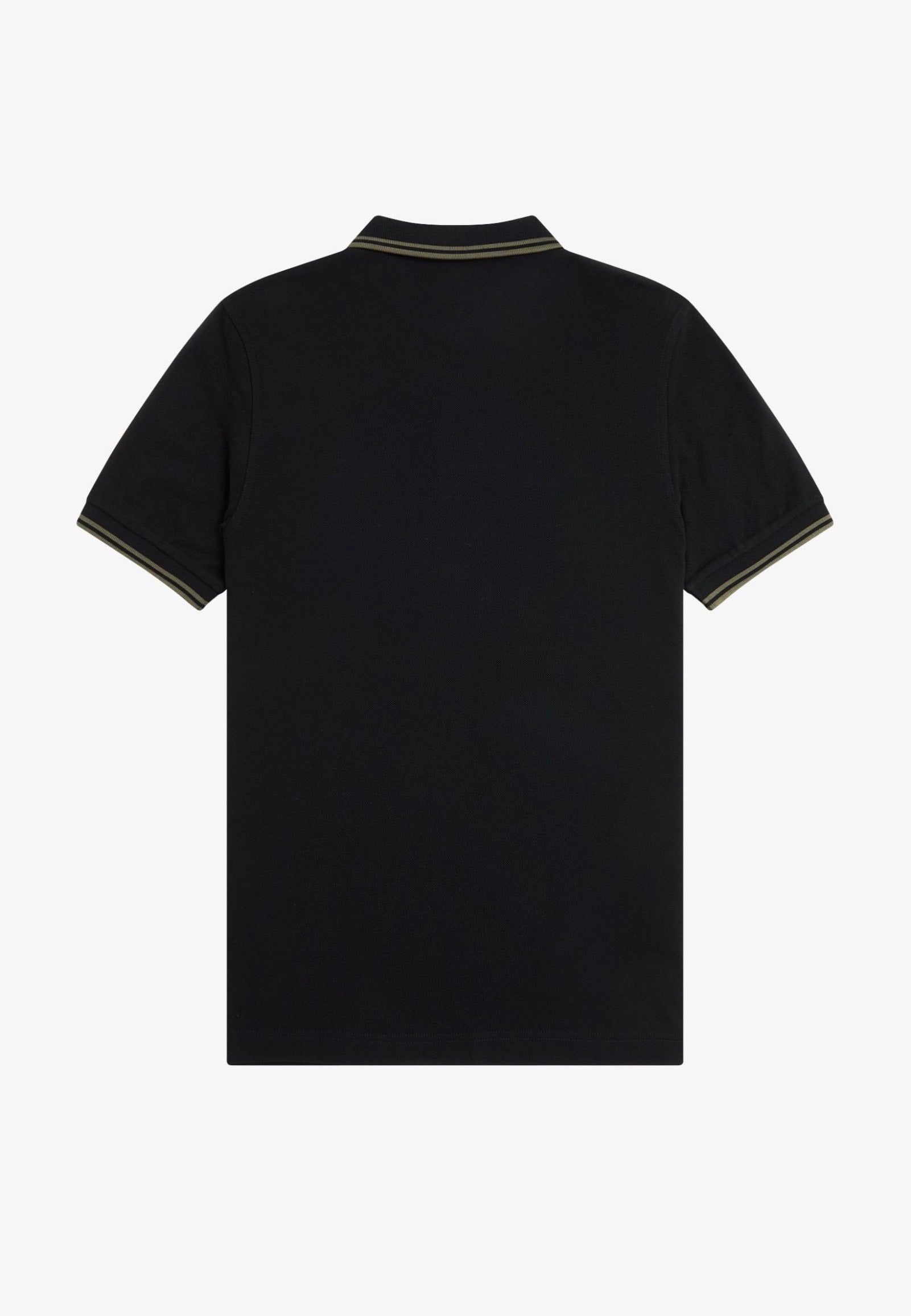 Fred Perry - The Twin Tipped Black/Lr Wgre - Polo Discount Visit New