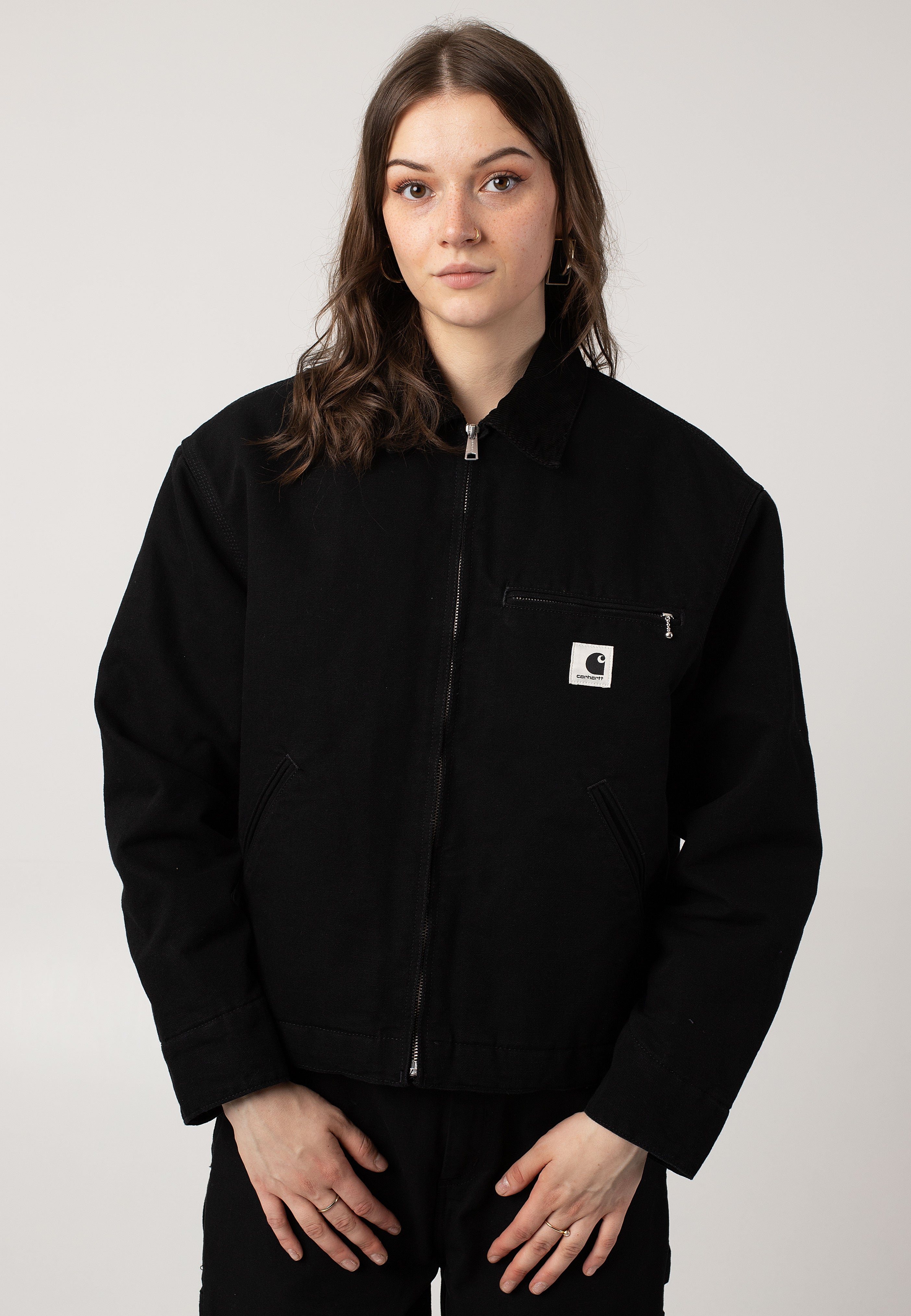 Carhartt WIP - W' Og Detroit Rinsed Black/Black - Jacket