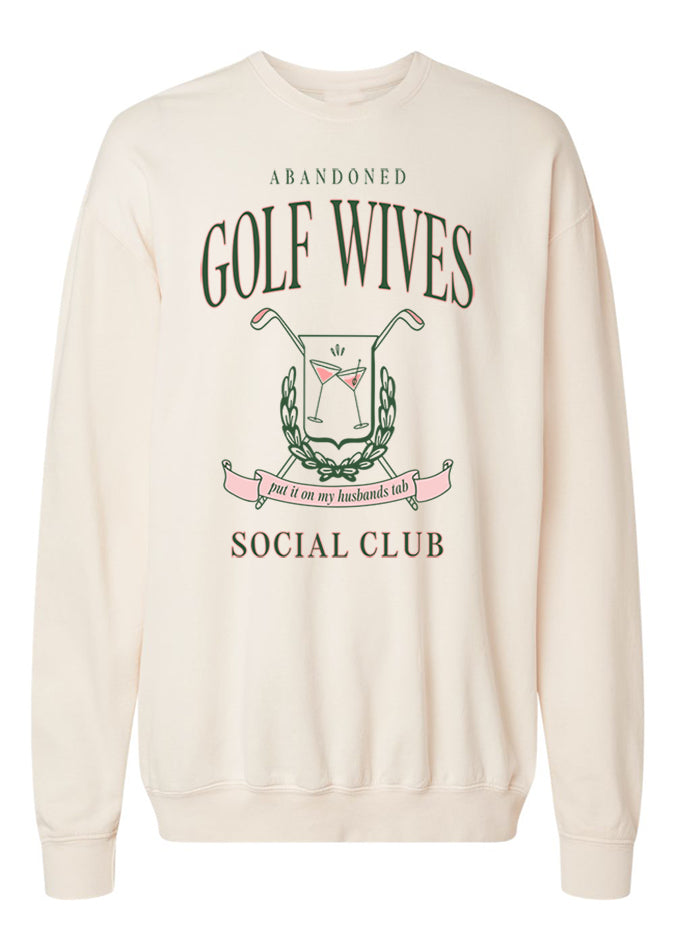 Golf Wives Cream Oversized Graphic Sweatshirt Cheap Sale Cost