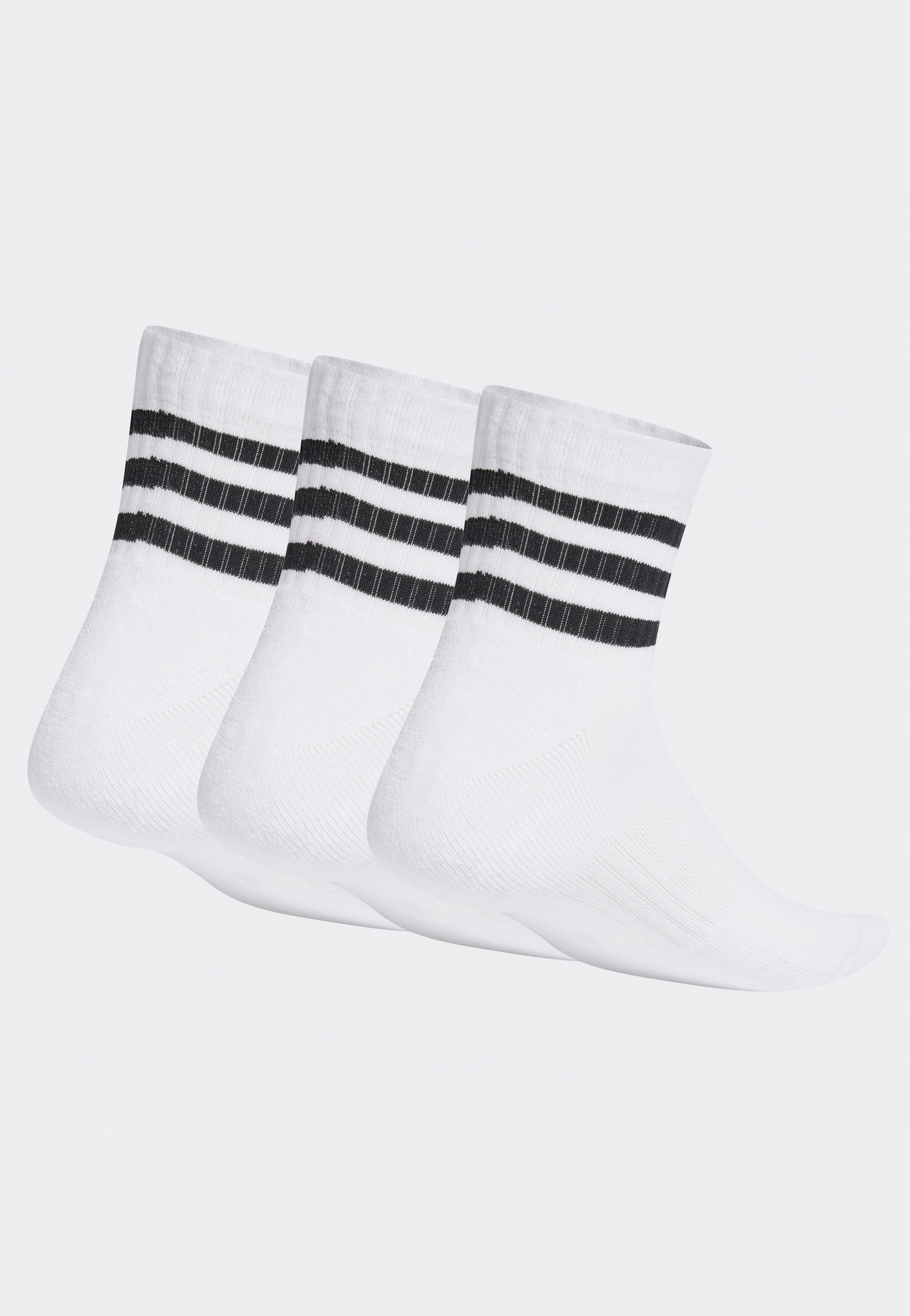 Adidas - 3S C Spw Mid Pack Of 3 White/Black - Socks Wholesale Pice Cheap Online