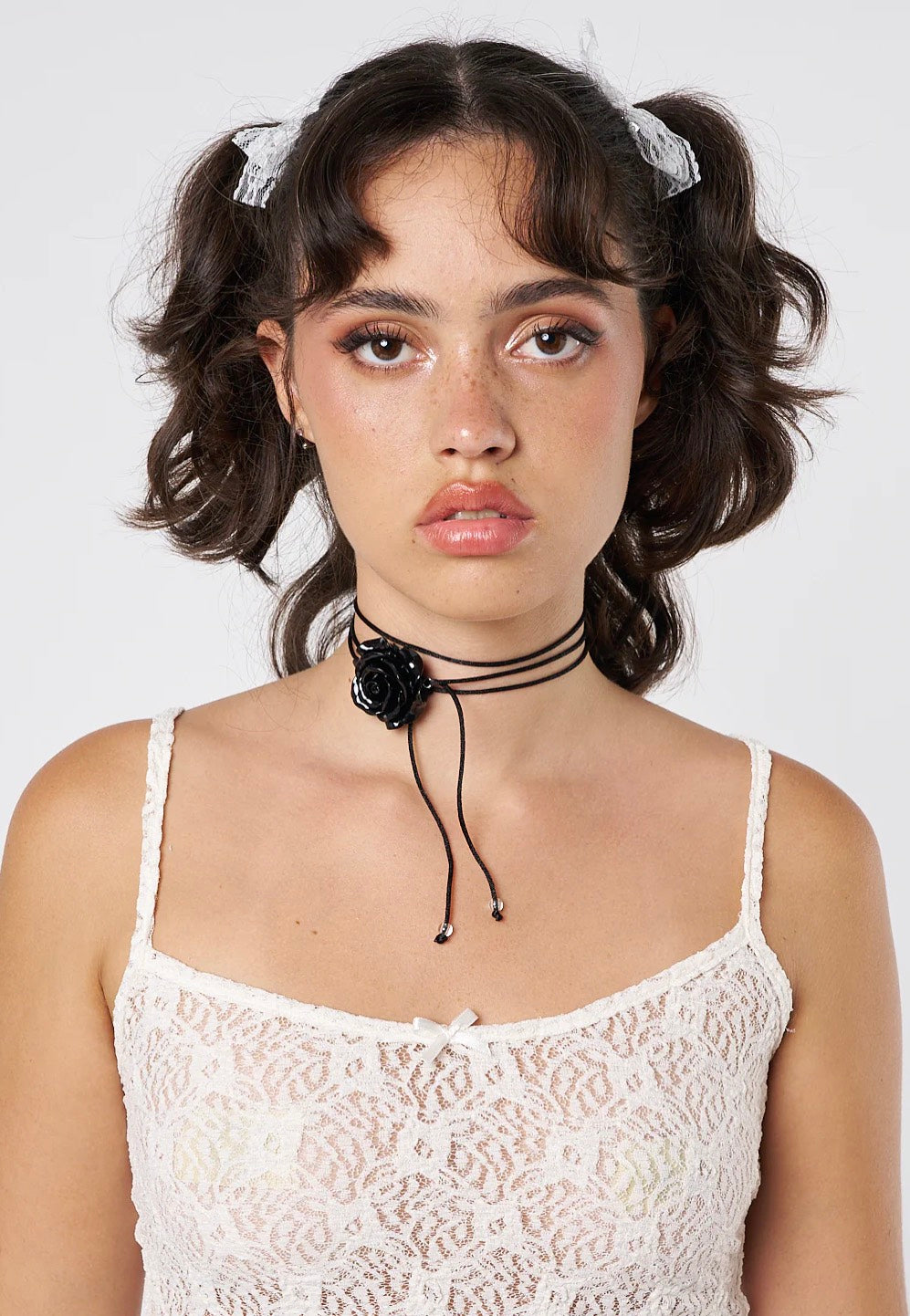 Minga London - Rose Black - Necklace Stockist Online