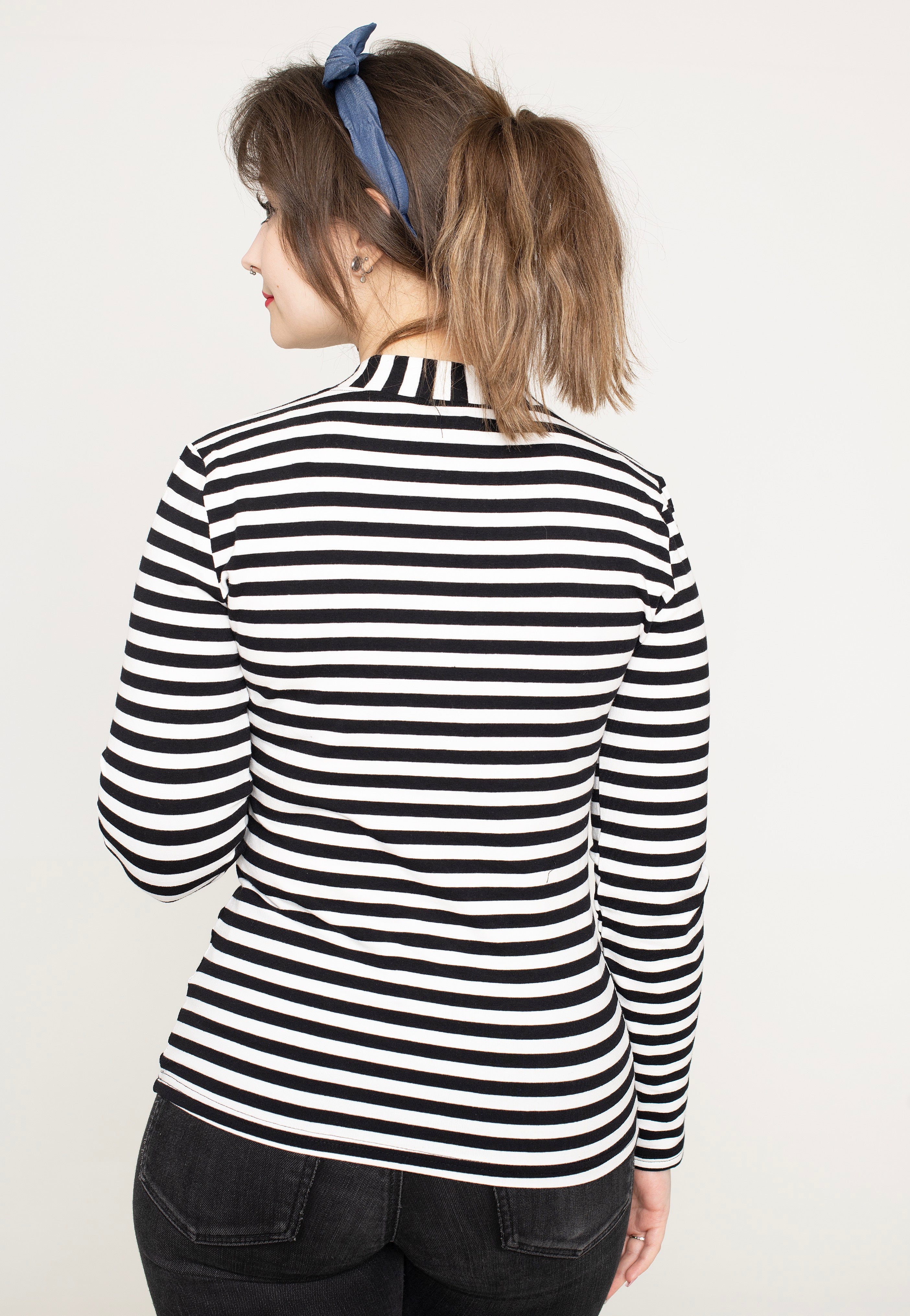 Banned Apparel - Spooks & Stripes Black - Longsleeve Buy Authentic Online