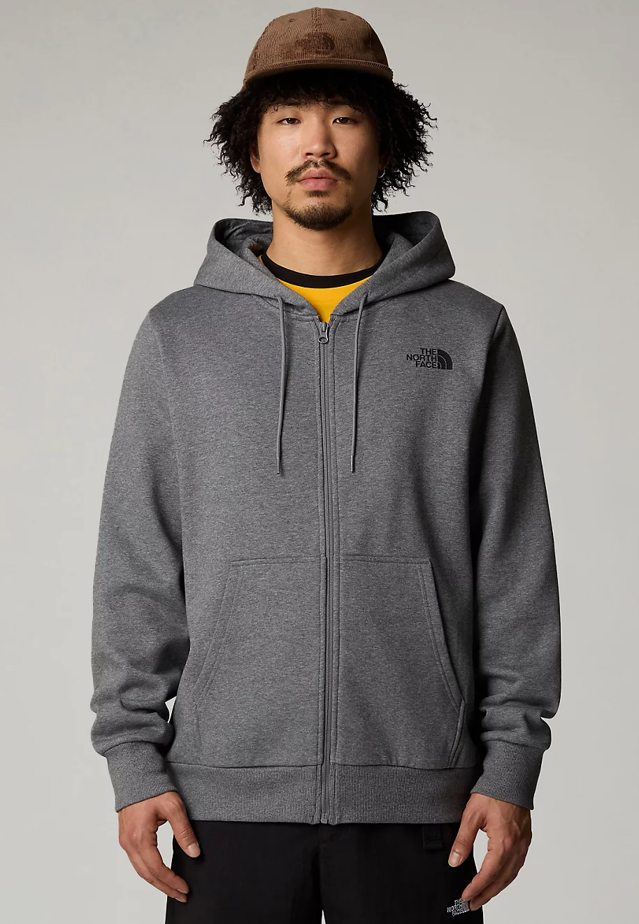 The North Face - Simple Dome Full Zip Tnf Mediumgrey Heather - Zipper Inexpensive Sale Online