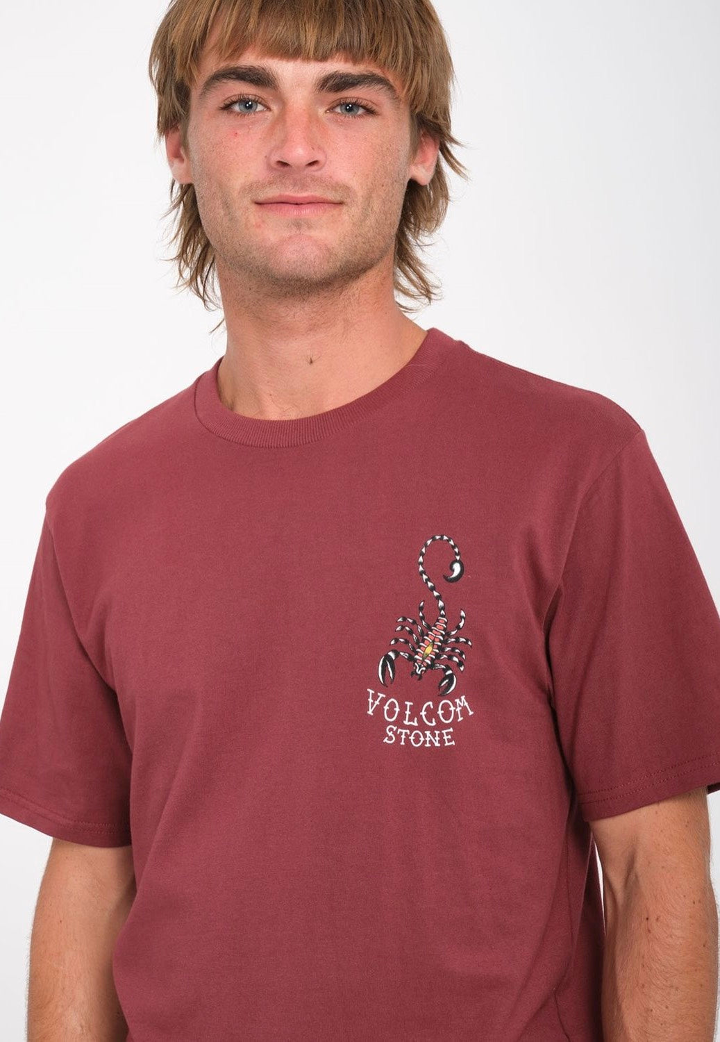 Volcom - Lintell Classic Merlot - T-Shirt Best Pices Online