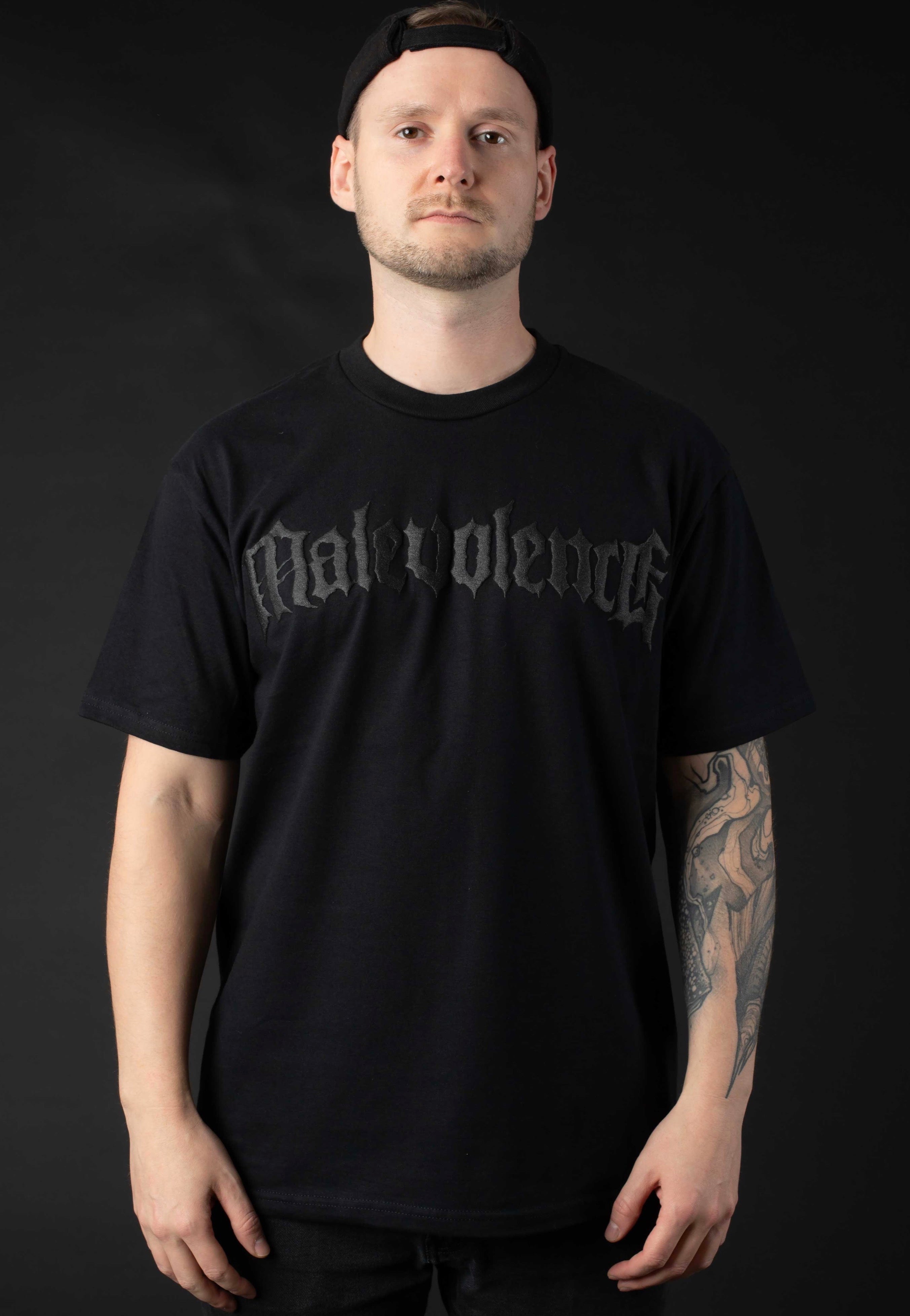 Malevolence - Logo Limited Black On Black - T-Shirt From China