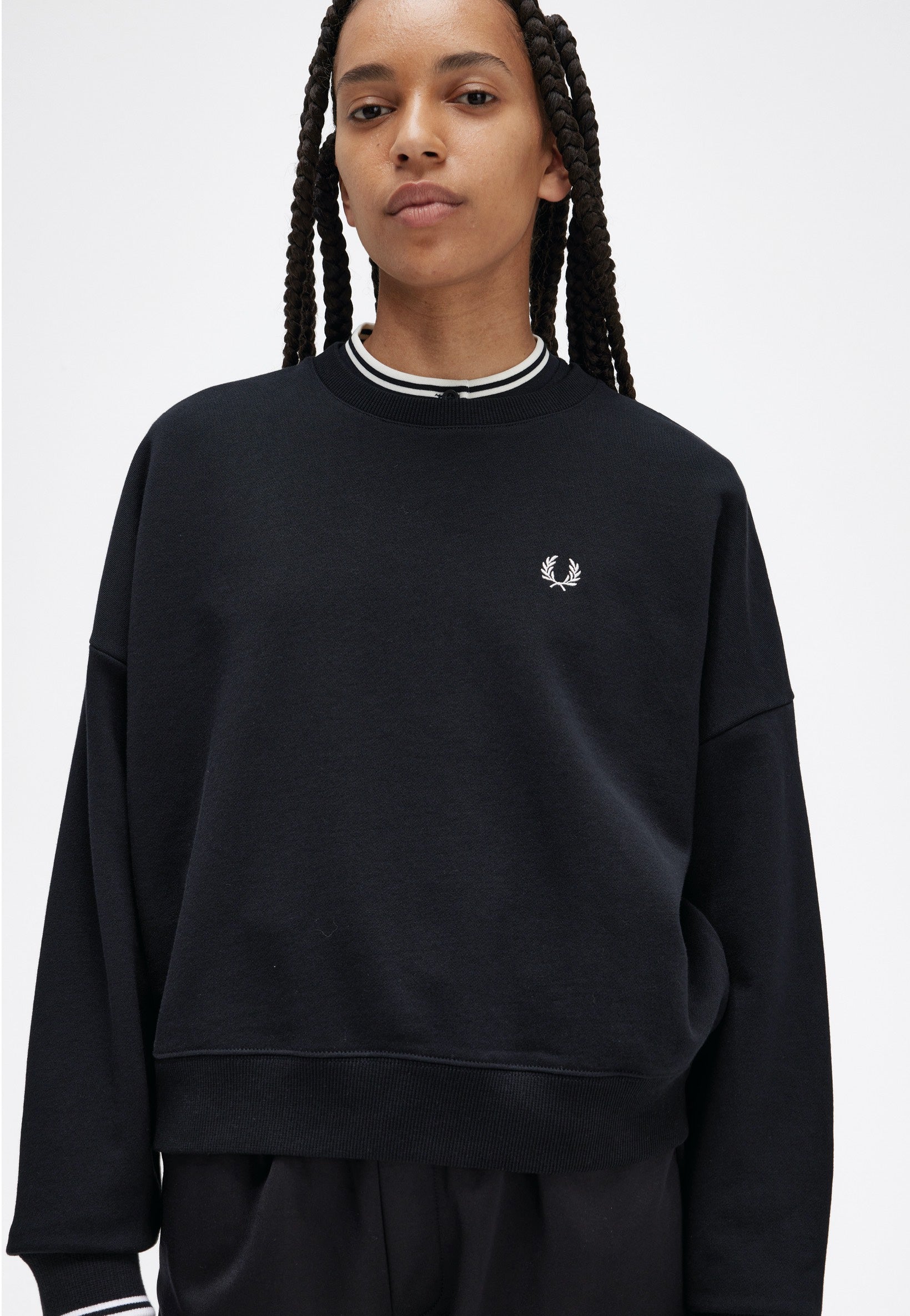 Fred Perry - Tipped Black - Sweater Sale How Much