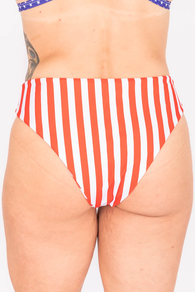 Bayshore Drive Red/White Stripe Bikini Bottoms FINAL SALE Pay With Paypal Cheap Online