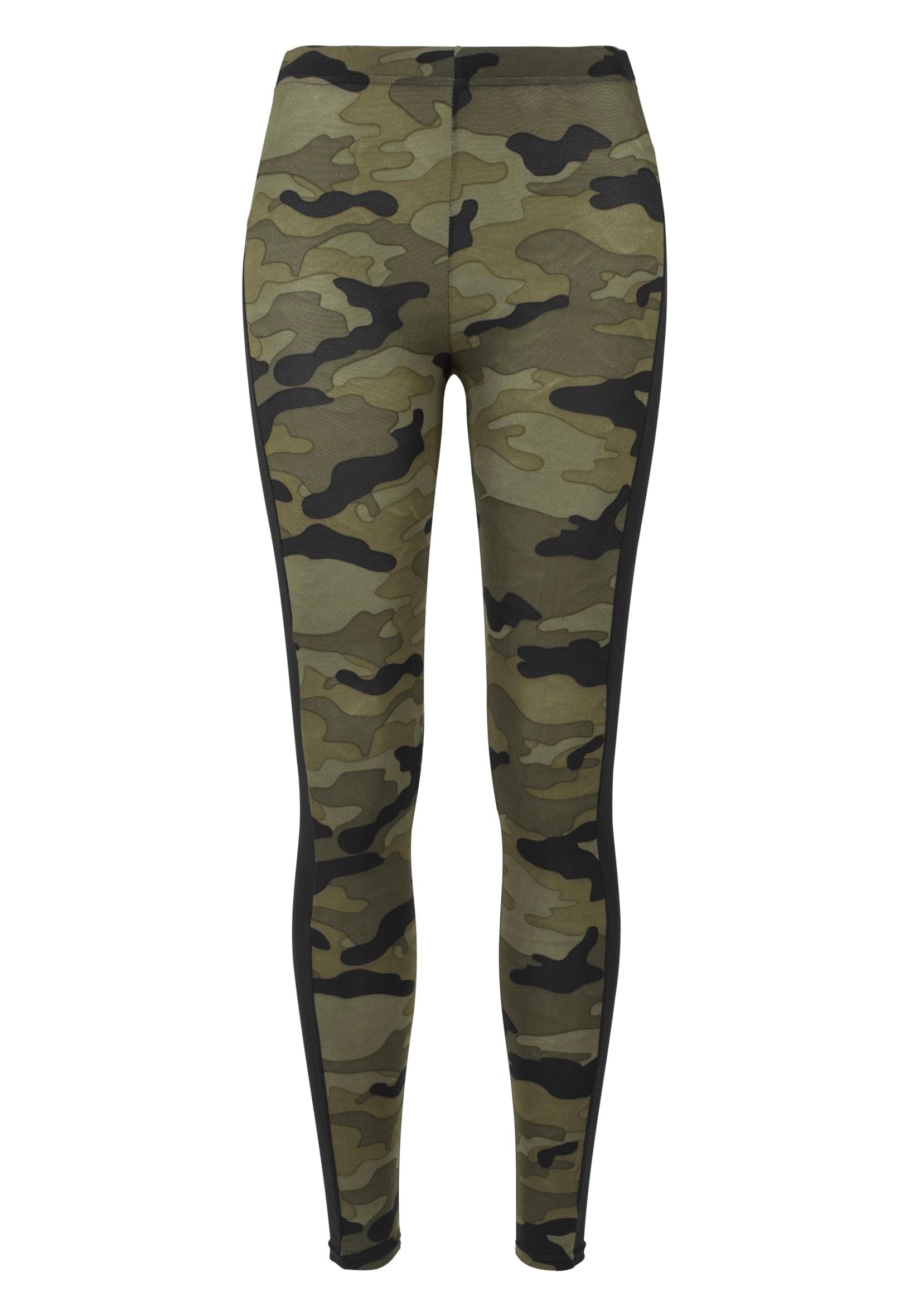 Urban Classics - Ladies Stripe Woodcamo/Black - Leggings Enjoy For Sale