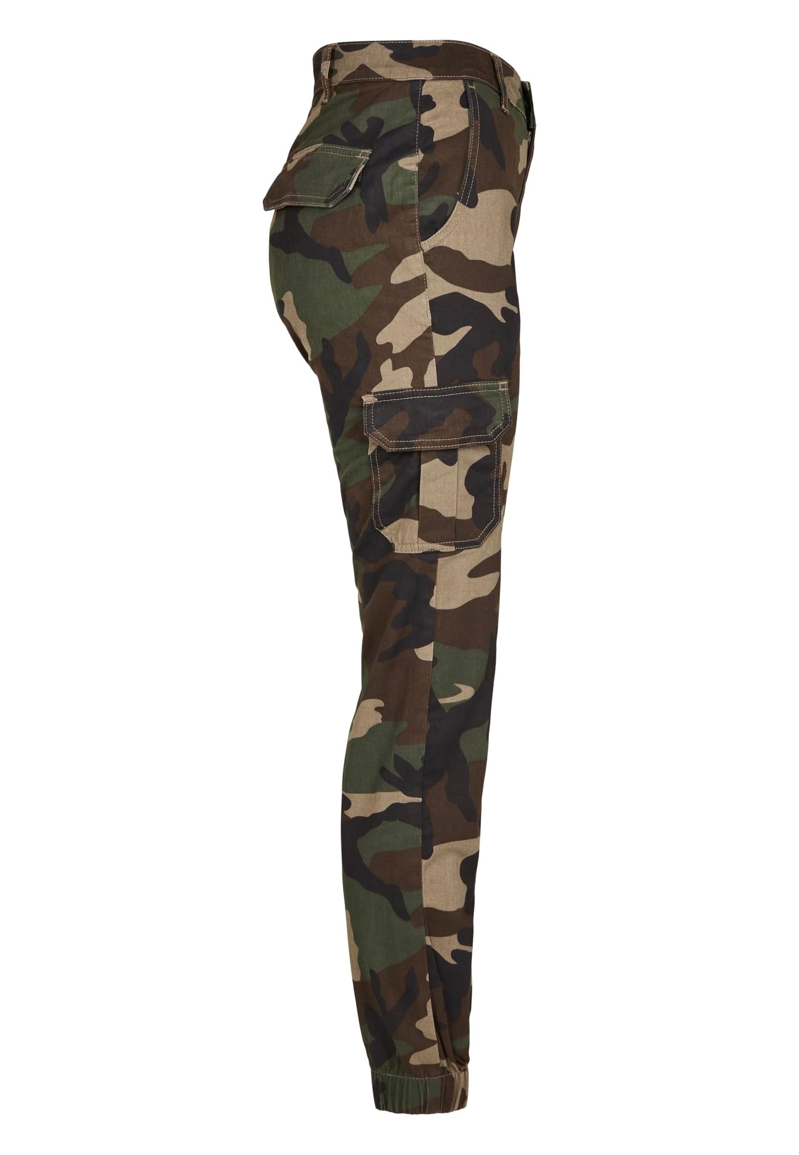 Urban Classics - Ladies High Waist Cargo Woodcamo - Pants Good Selling Sale Online