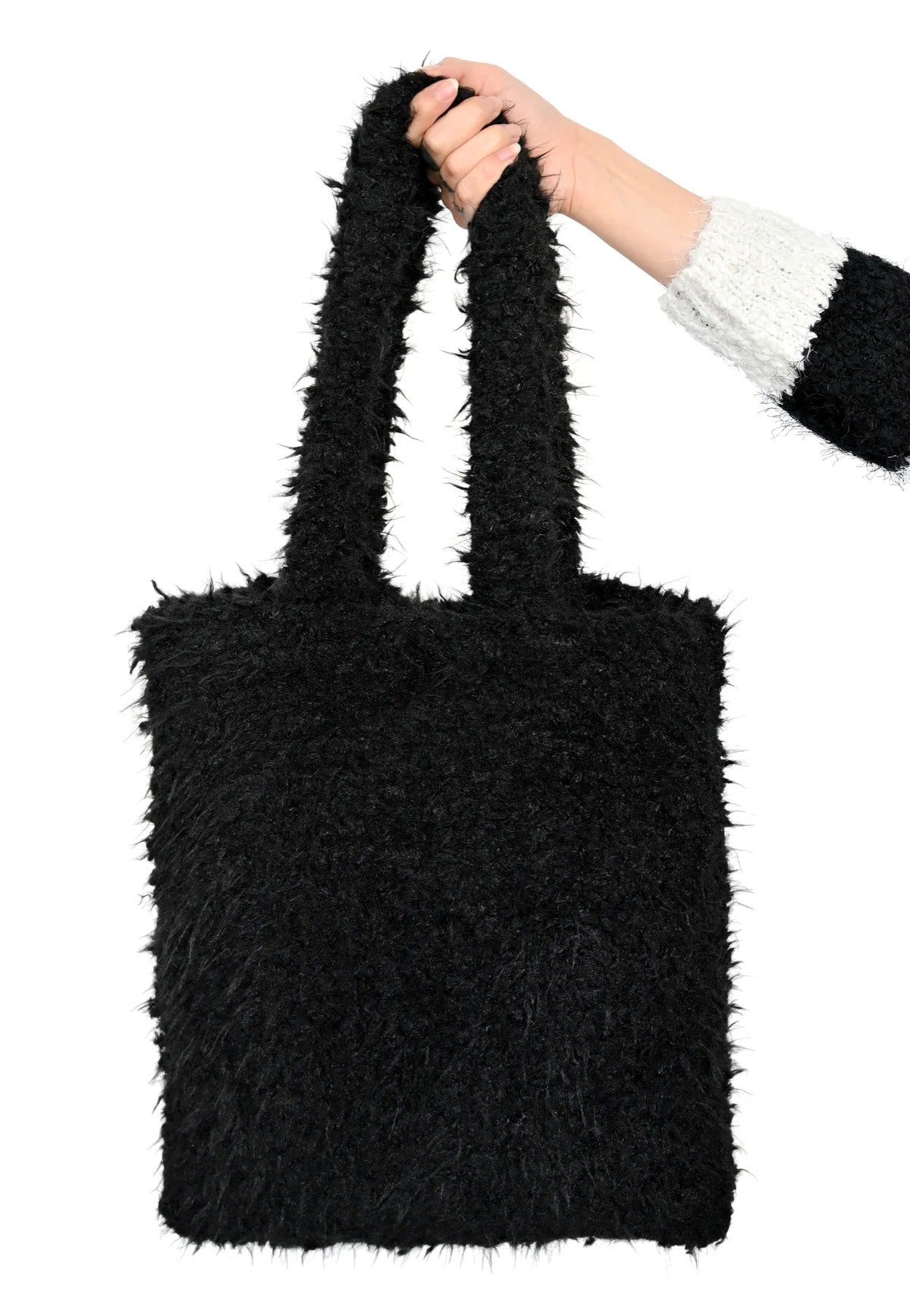 Foxblood - Black Lagoon Fuzzy Black - Tote Bag Fashionable Cheap Pice