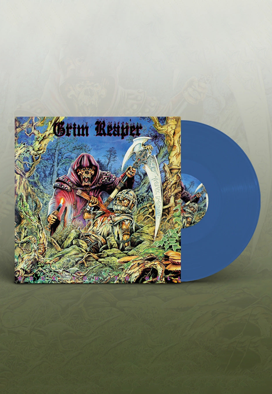 Grim Reaper - Rock You To Hell Ltd. Blue - Colored Vinyl Where To Buy Cheap Real