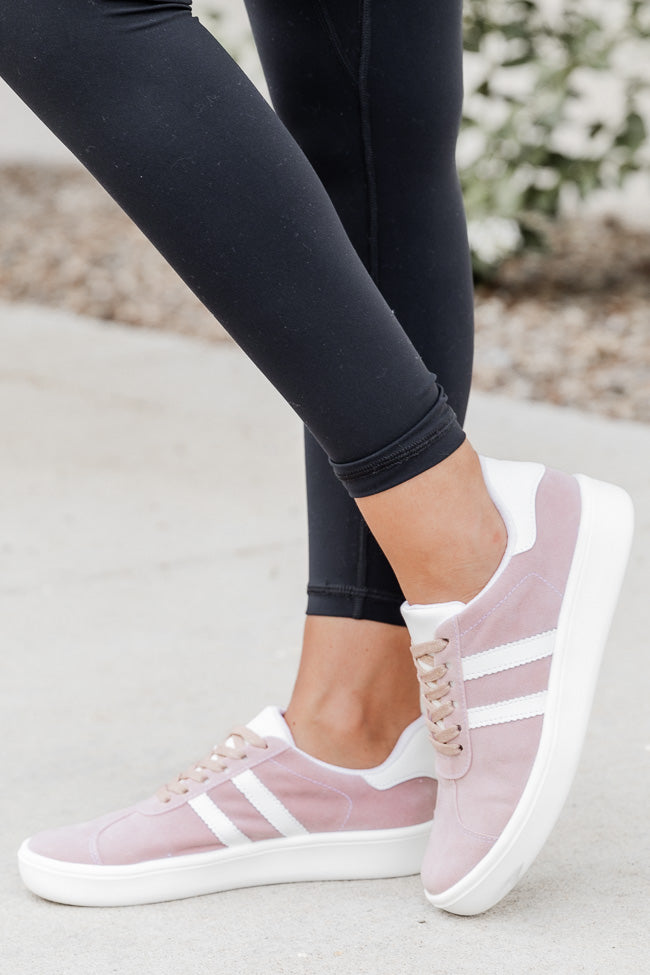 Lauren Mauve Stripe Sneaker FINAL SALE Visit Online