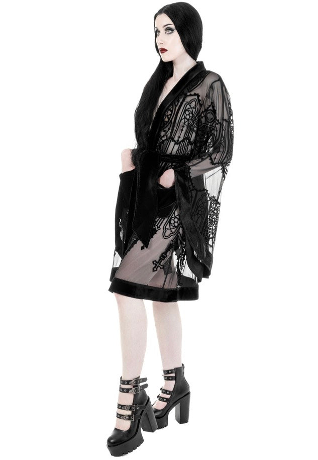 Restyle - Cathedralis Sheer Black - Cloak Buy Cheap With Credit Card