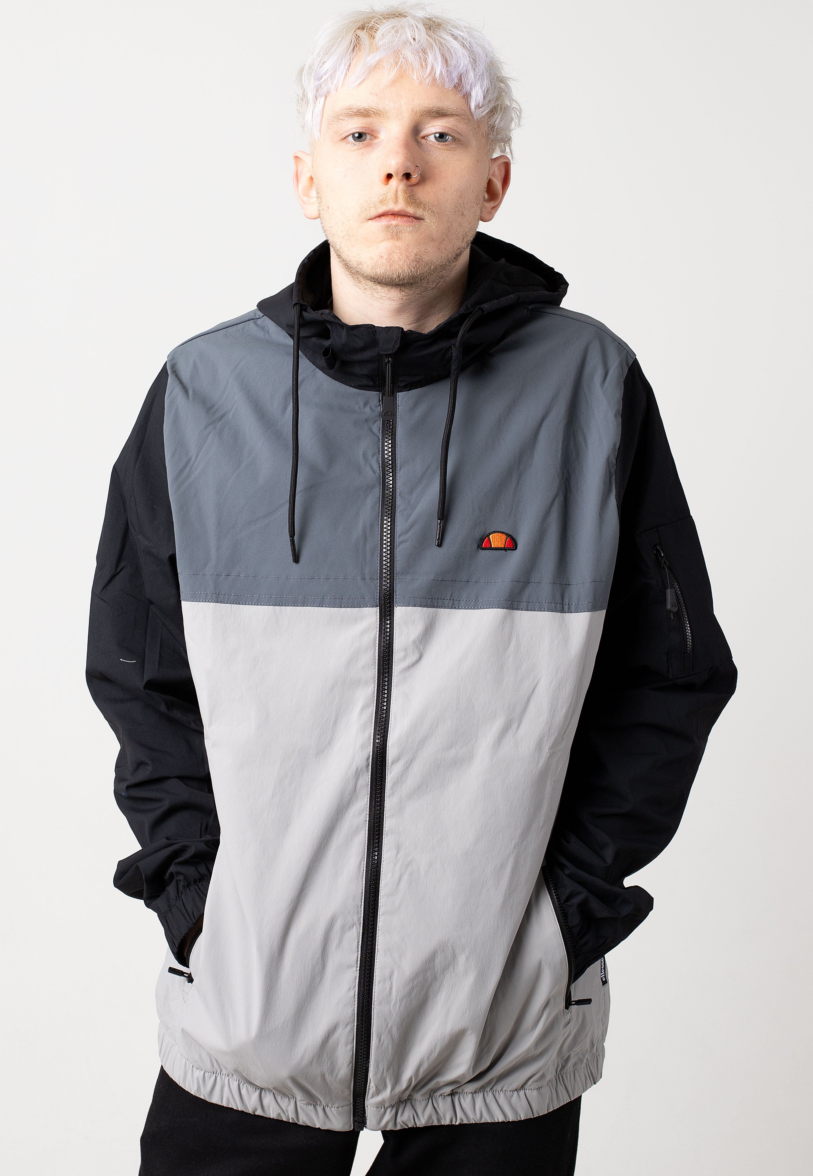 Ellesse - Battalio FZ Black/Light Grey - Jacket 100% Original Sale Online