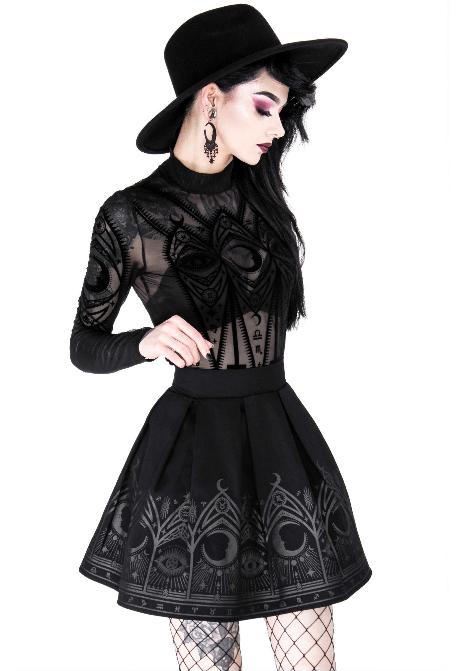 Restyle - Fortune Teller Black - Skirt Pices Cheap Pice