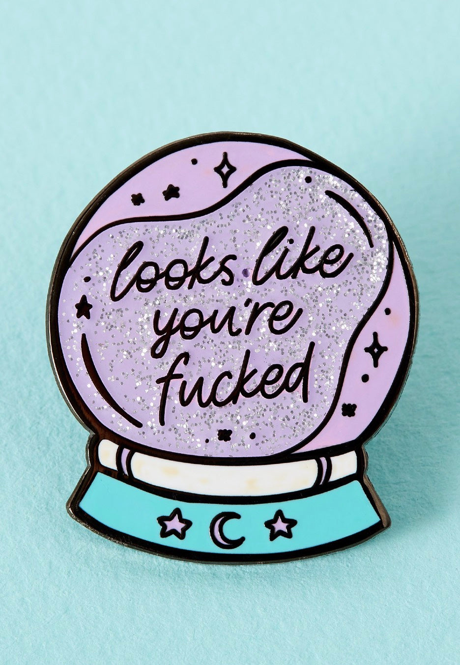 Punky Pins - You're Fucked Crystal Ball Multicolored - Pin