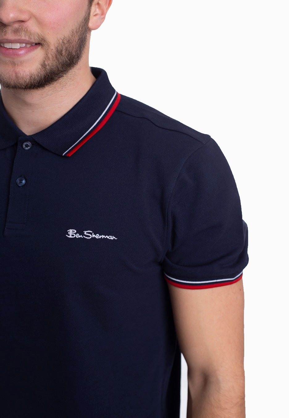 Ben Sherman - Signature Dark/Navy - Polo Sale New Styles