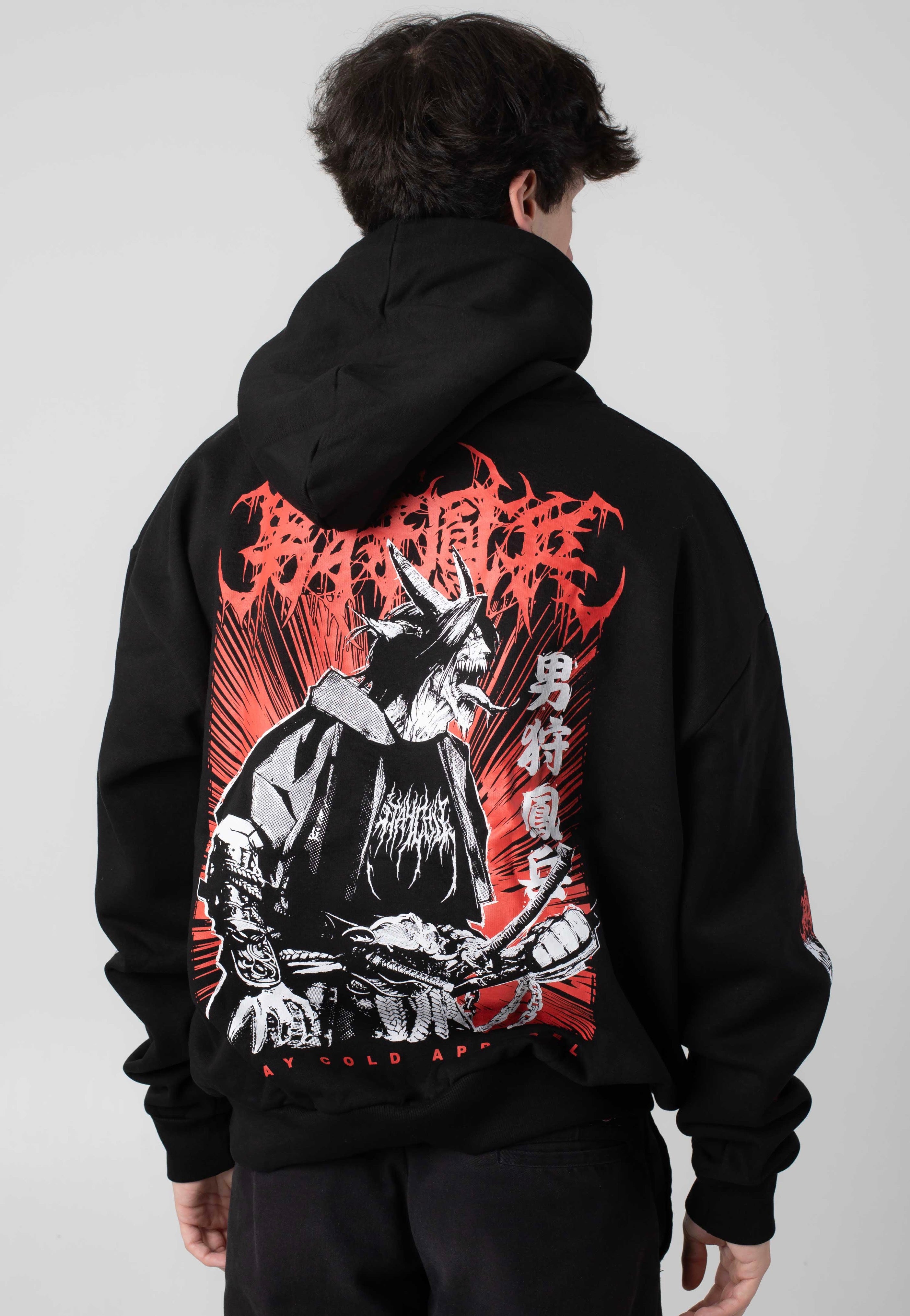 Stay Cold Apparel - Samurai Demon Oversized - Hoodie Geniue Stockist Cheap Online