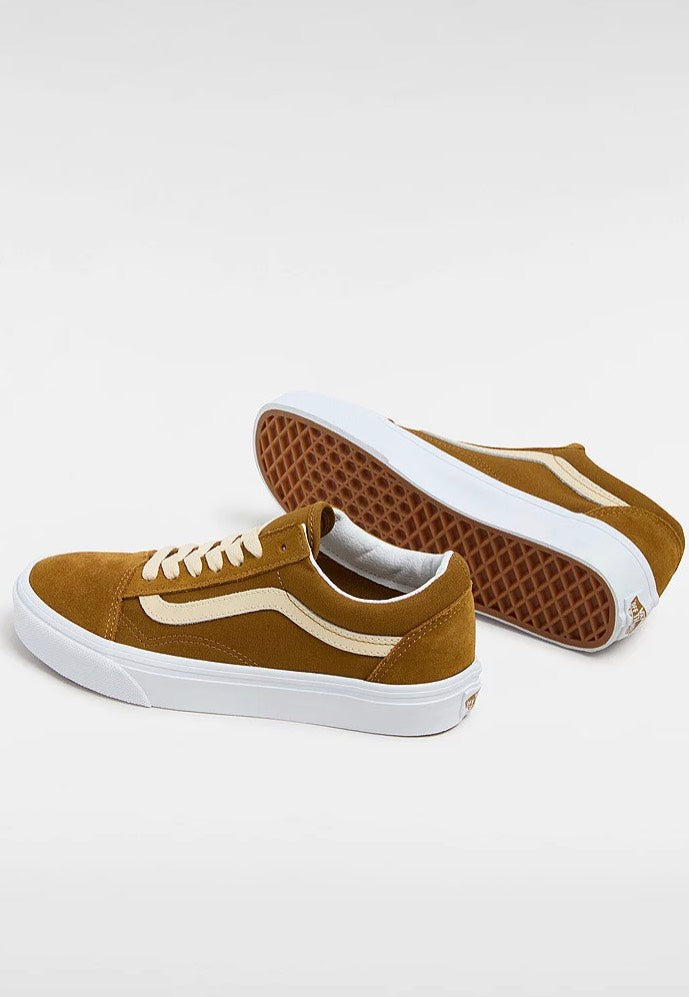 Vans - Old Skool Suede Brown - Girl Shoes Sale New