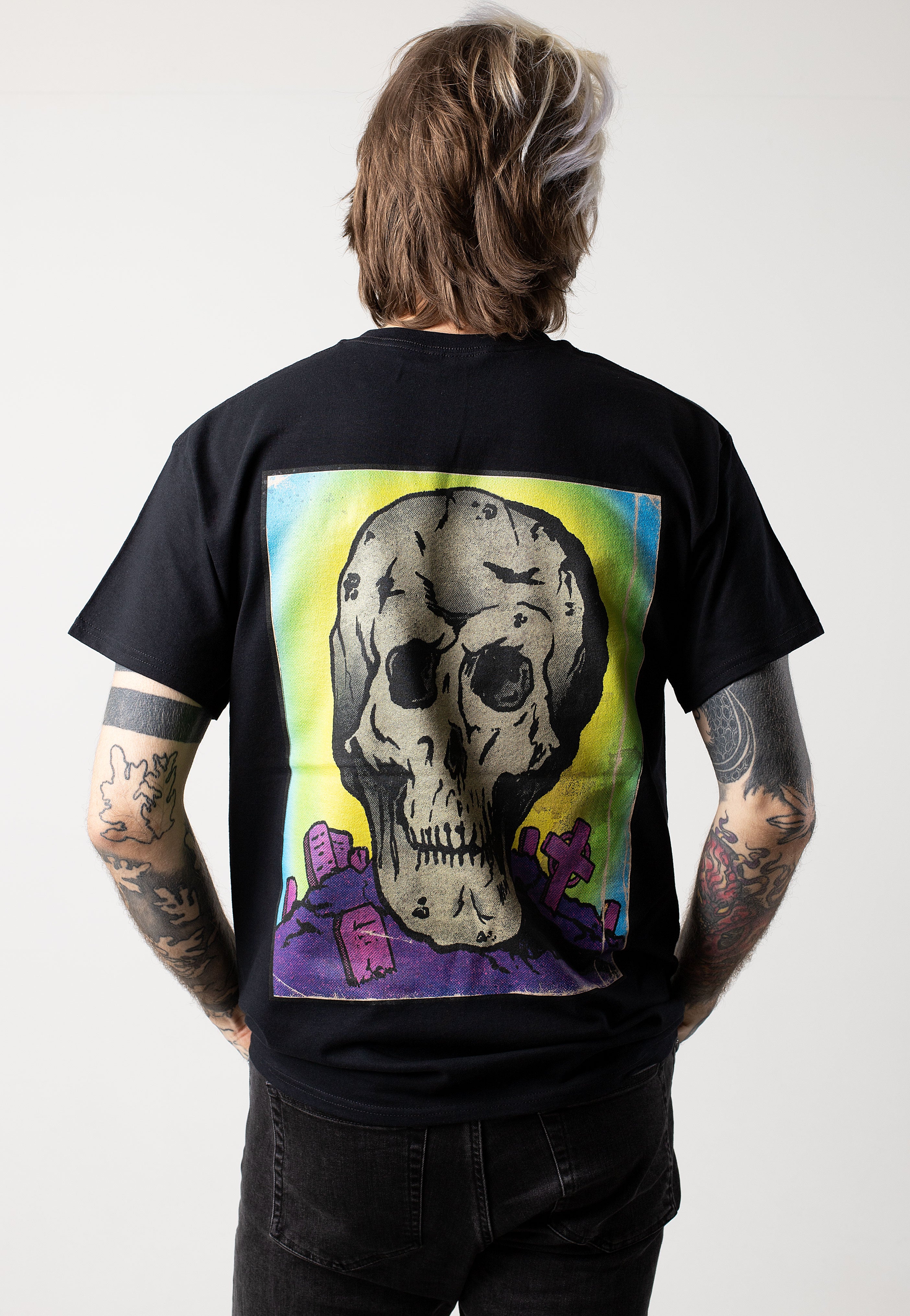 Dead Icarus - Skull Graveyard - T-Shirt Clearance Perfect