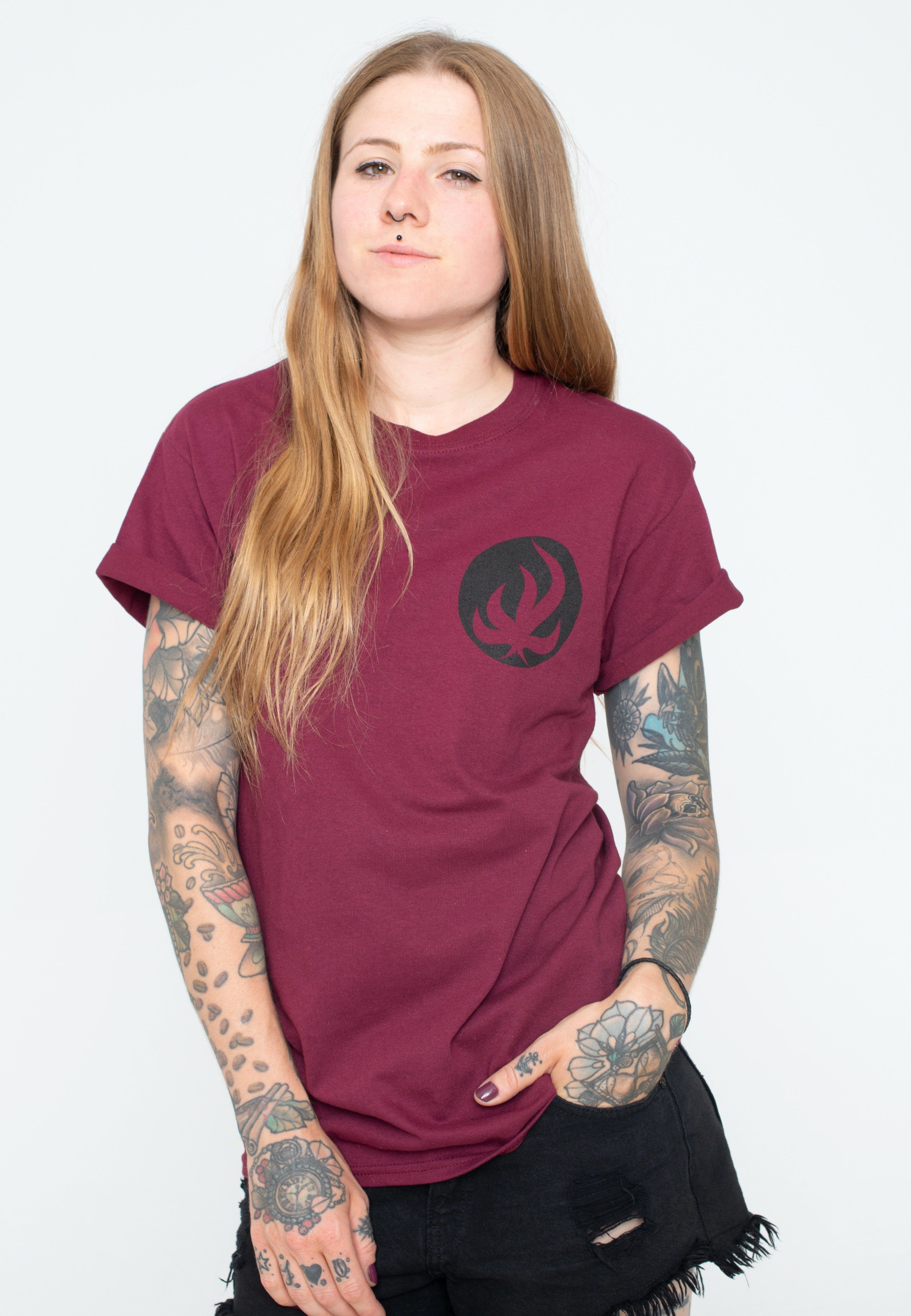 Bury Tomorrow - Black Flame Maroon - T-Shirt Shipping Outlet Store Online