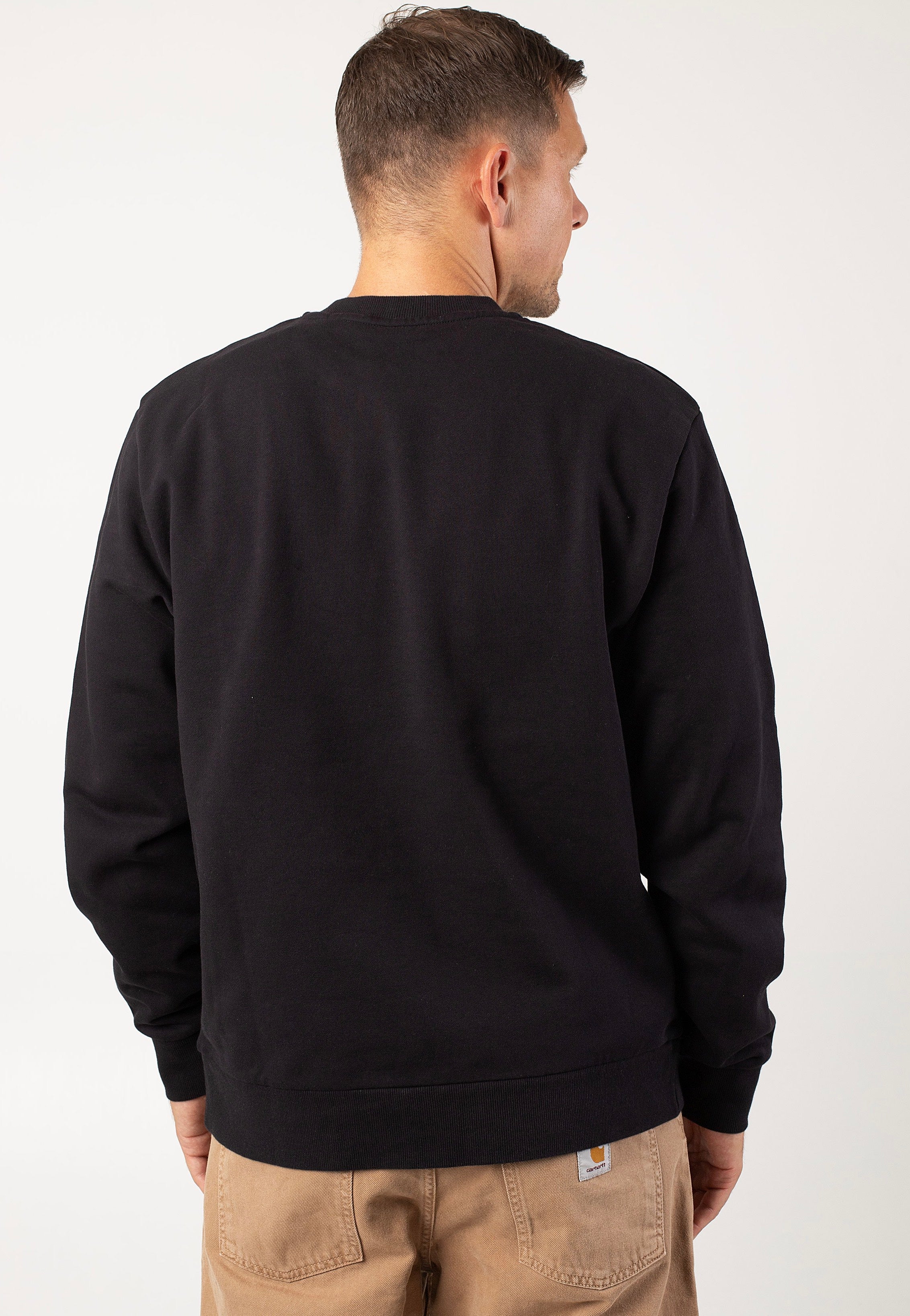 Carhartt WIP - Script Embroidery Black / White - Sweater Sale Footlocker Pictures