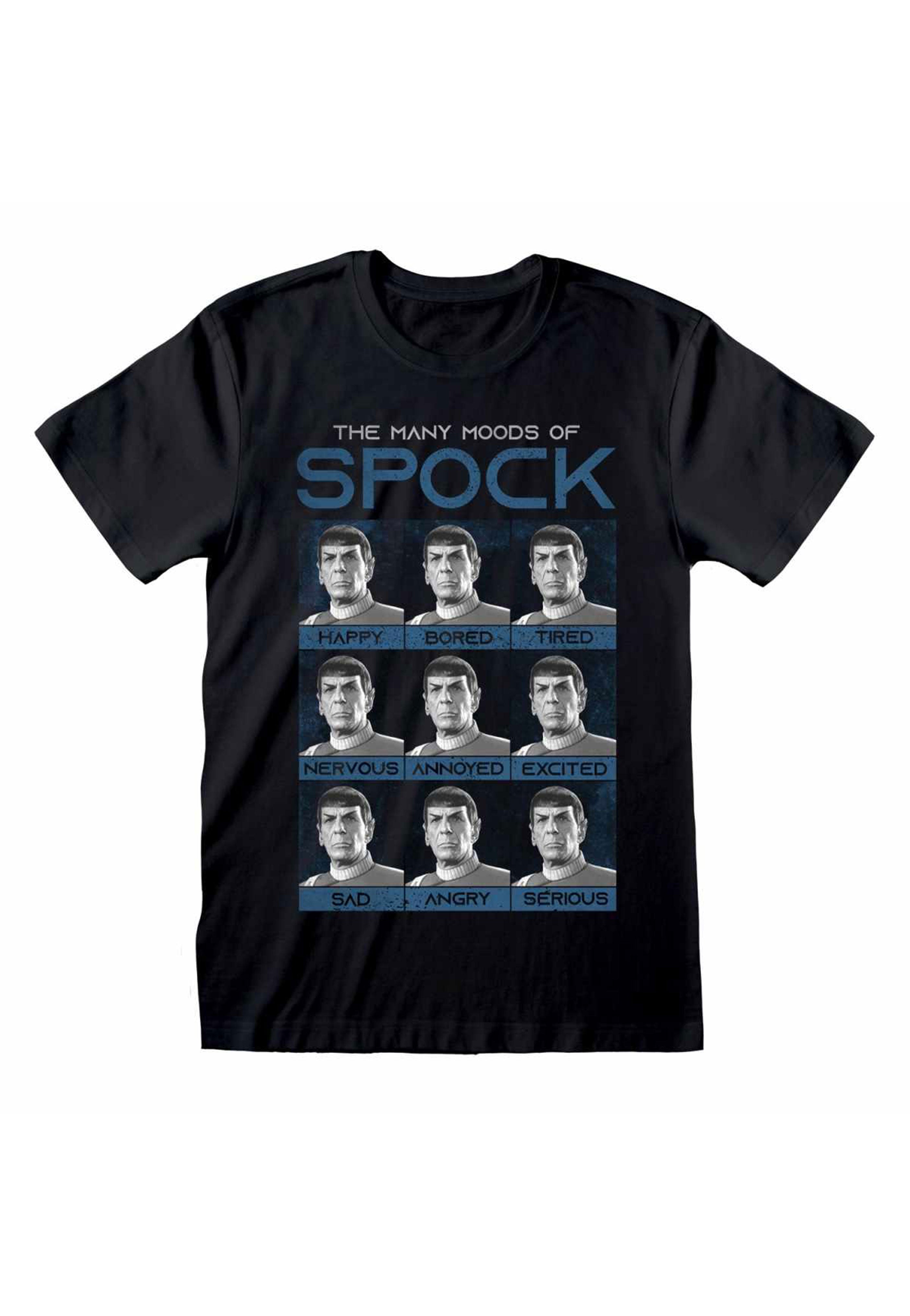 Star Trek - Many Moods Of Spock - T-Shirt Free Shipping Largest Supplier