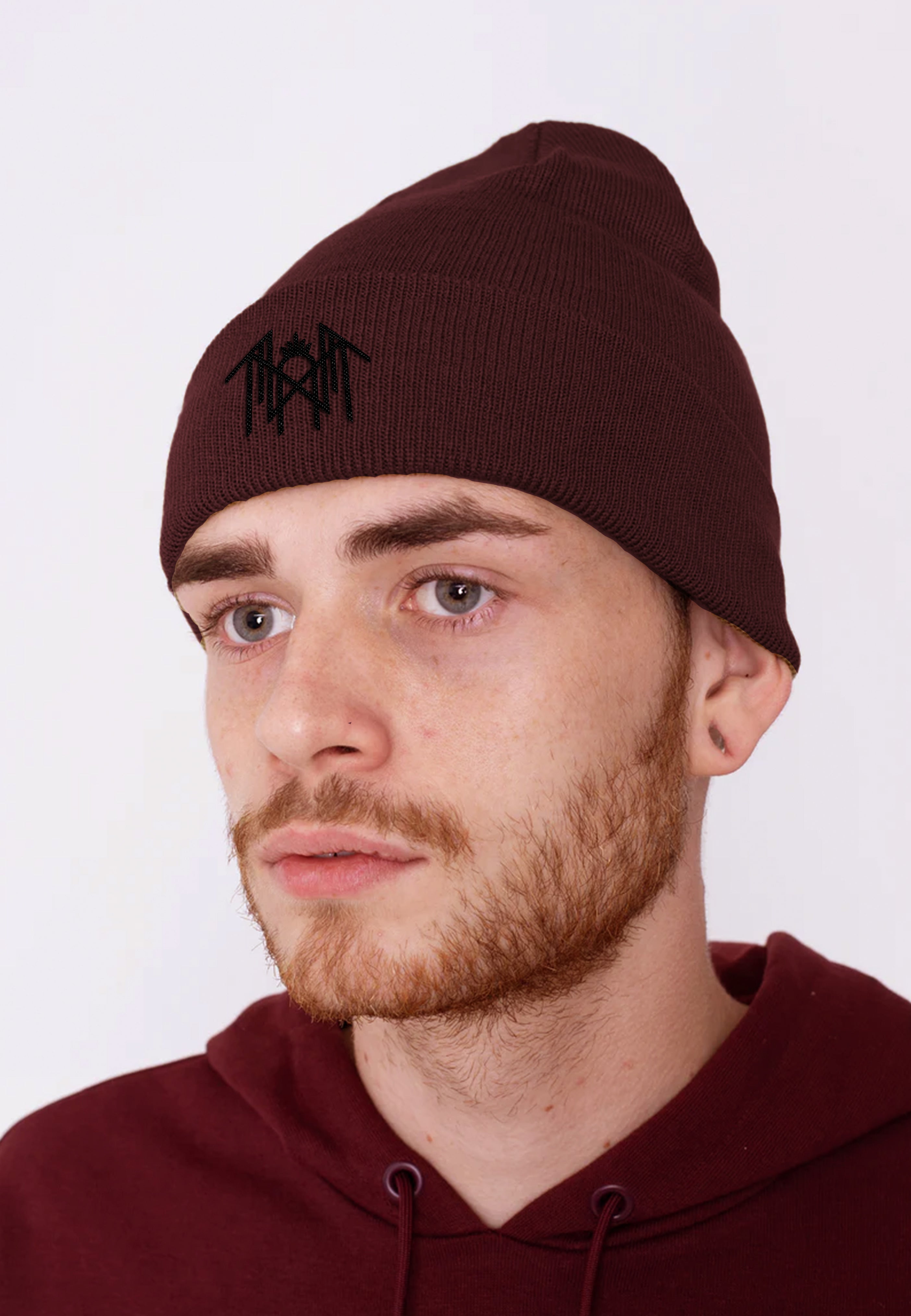 Sleep Token - Symbol Burgundy Long - Beanie Free Shipping Clearance