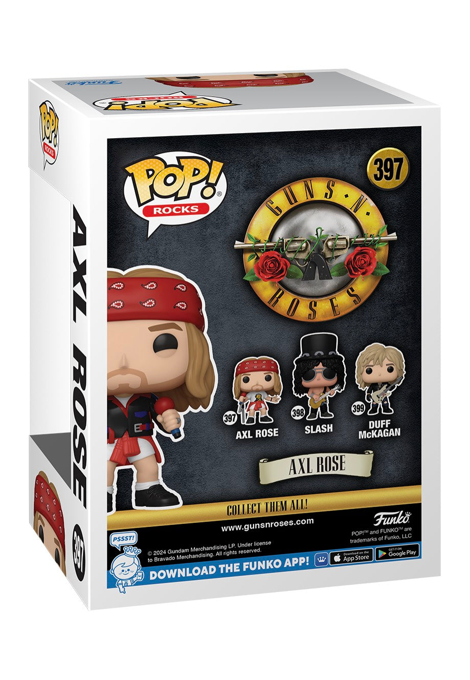 Guns N' Roses - Axl Rose (1992) w/ Chase POP! Vinyl - Funko Pop