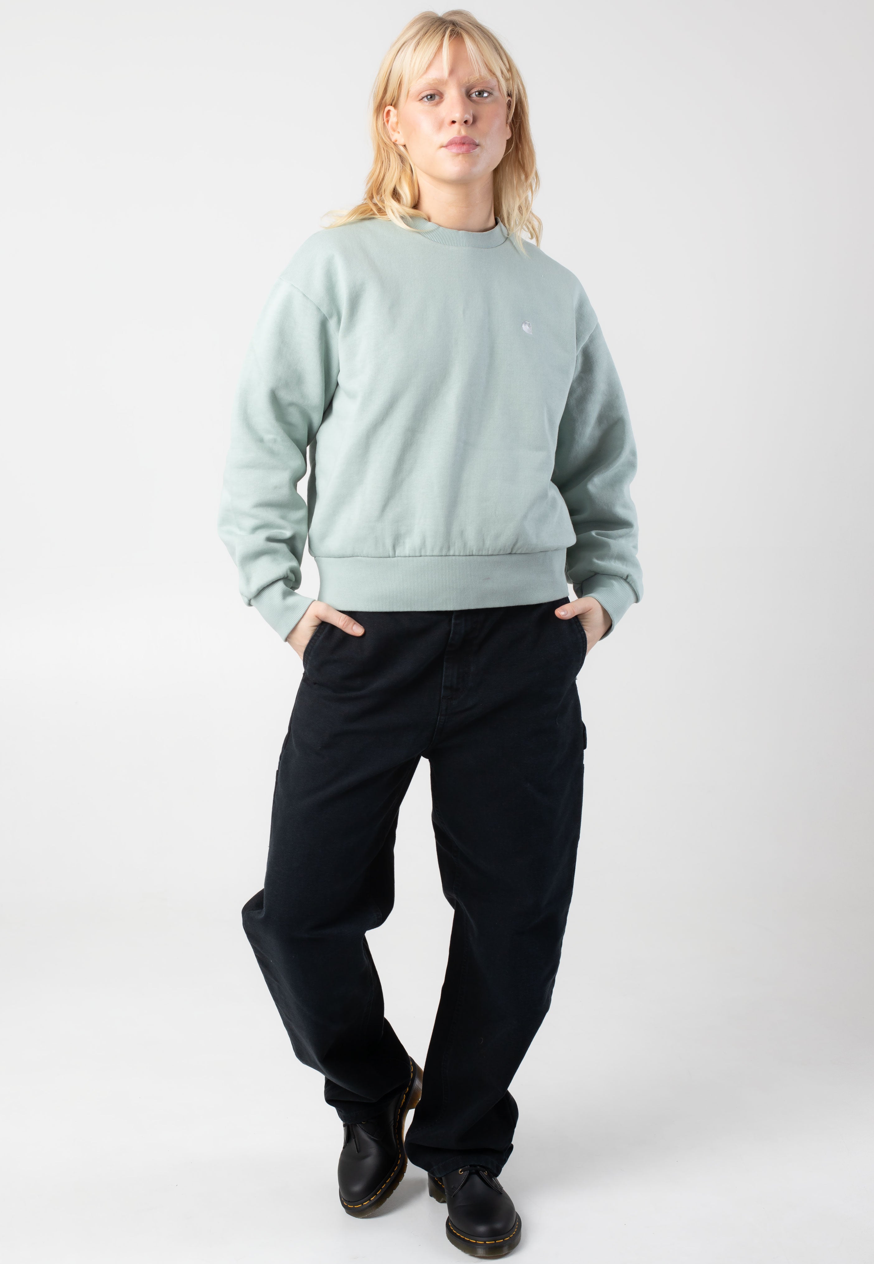 Carhartt WIP - W' Casey Frosted Green/Silver - Sweater