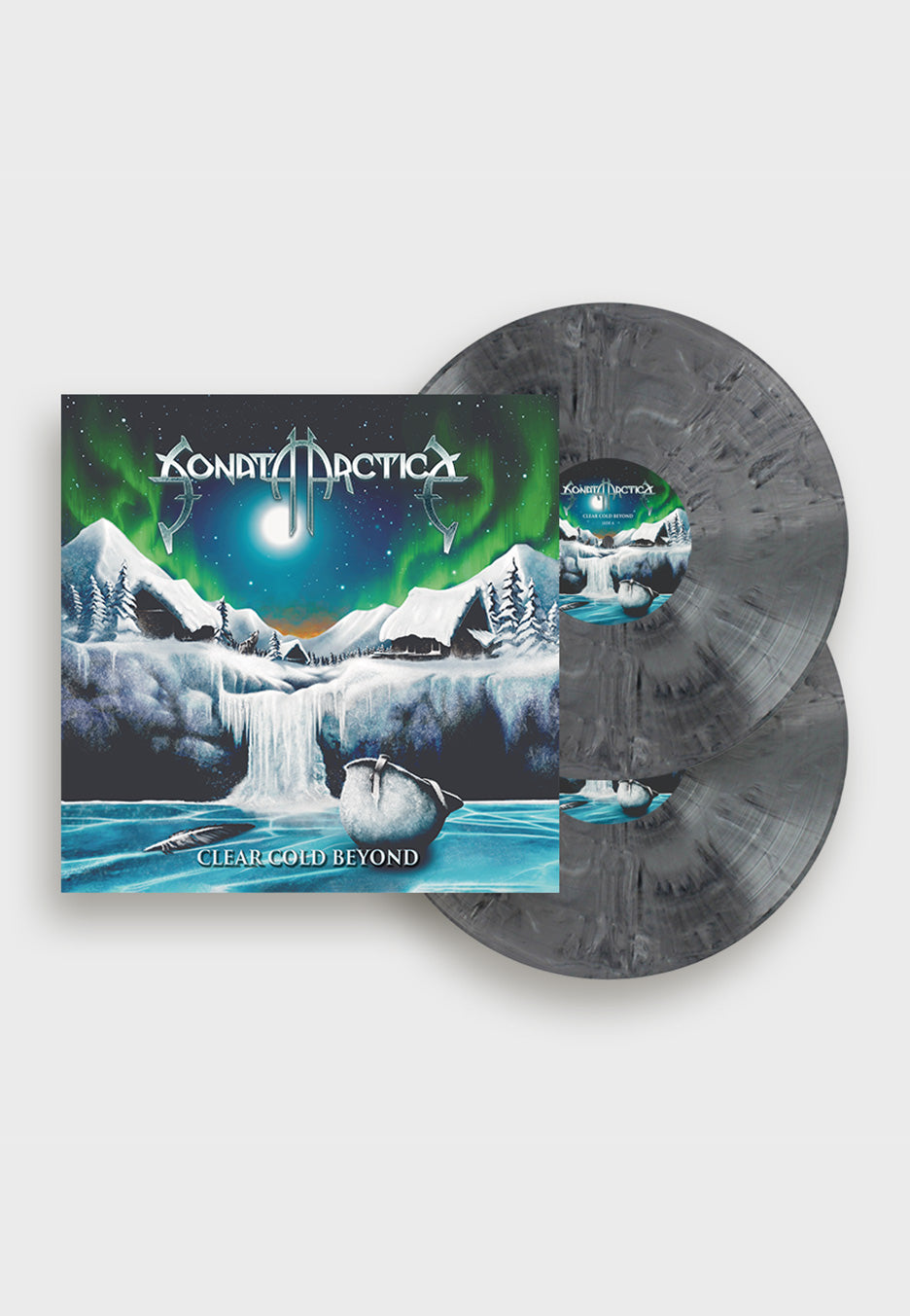 Sonata Arctica - Clear Cold Beyond Ltd. White/Black - Marbled 2 Vinyl Free Shipping Outlet Store