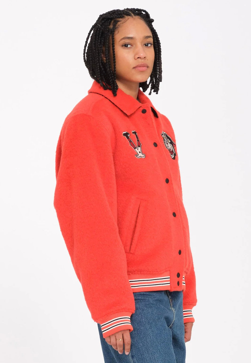 Volcom - Sickstone Bright Red - College Jacket Order Cheap Pice