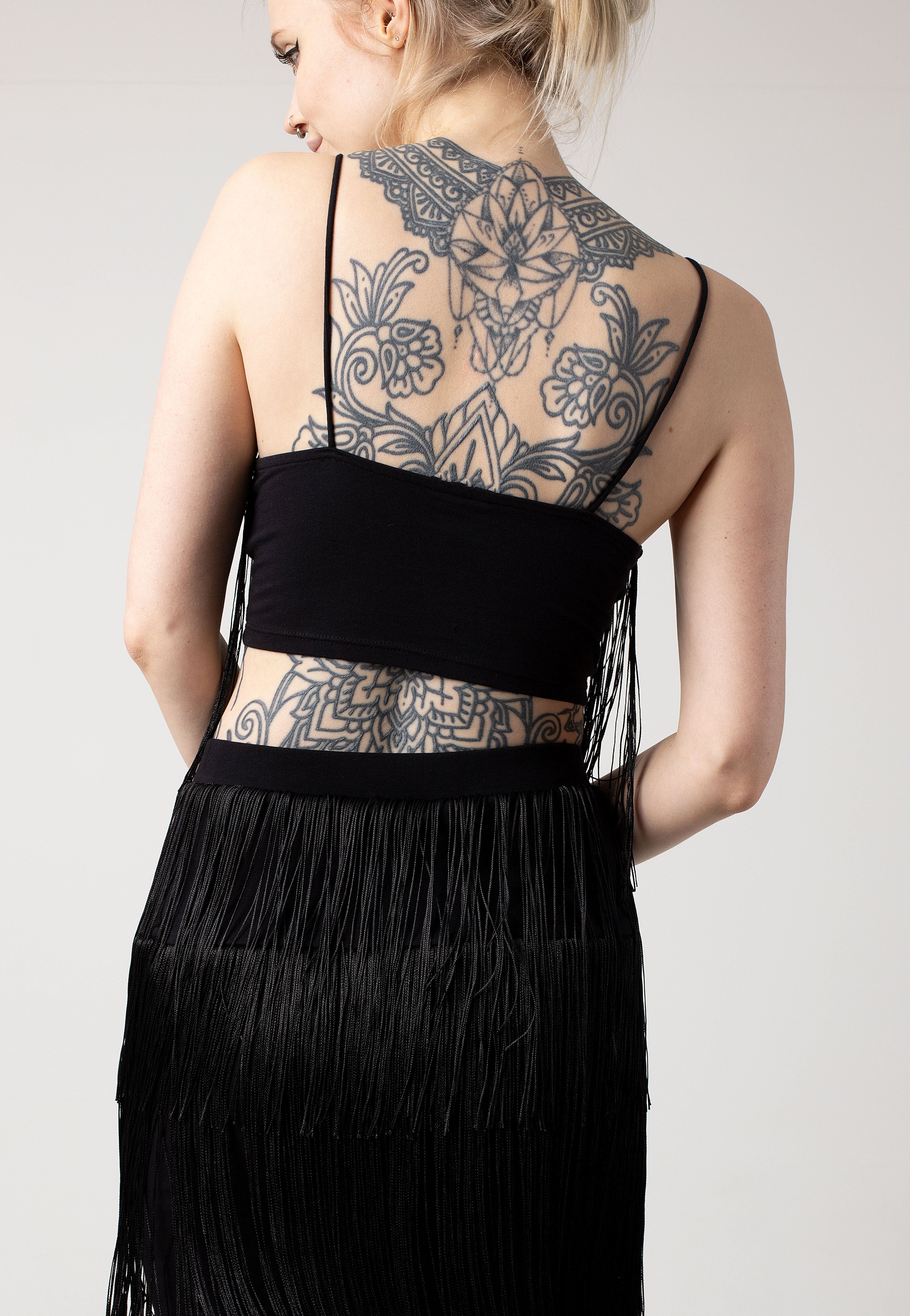 Noisy May - Dallas Singlet Black Fringes - Top Online Shop From China