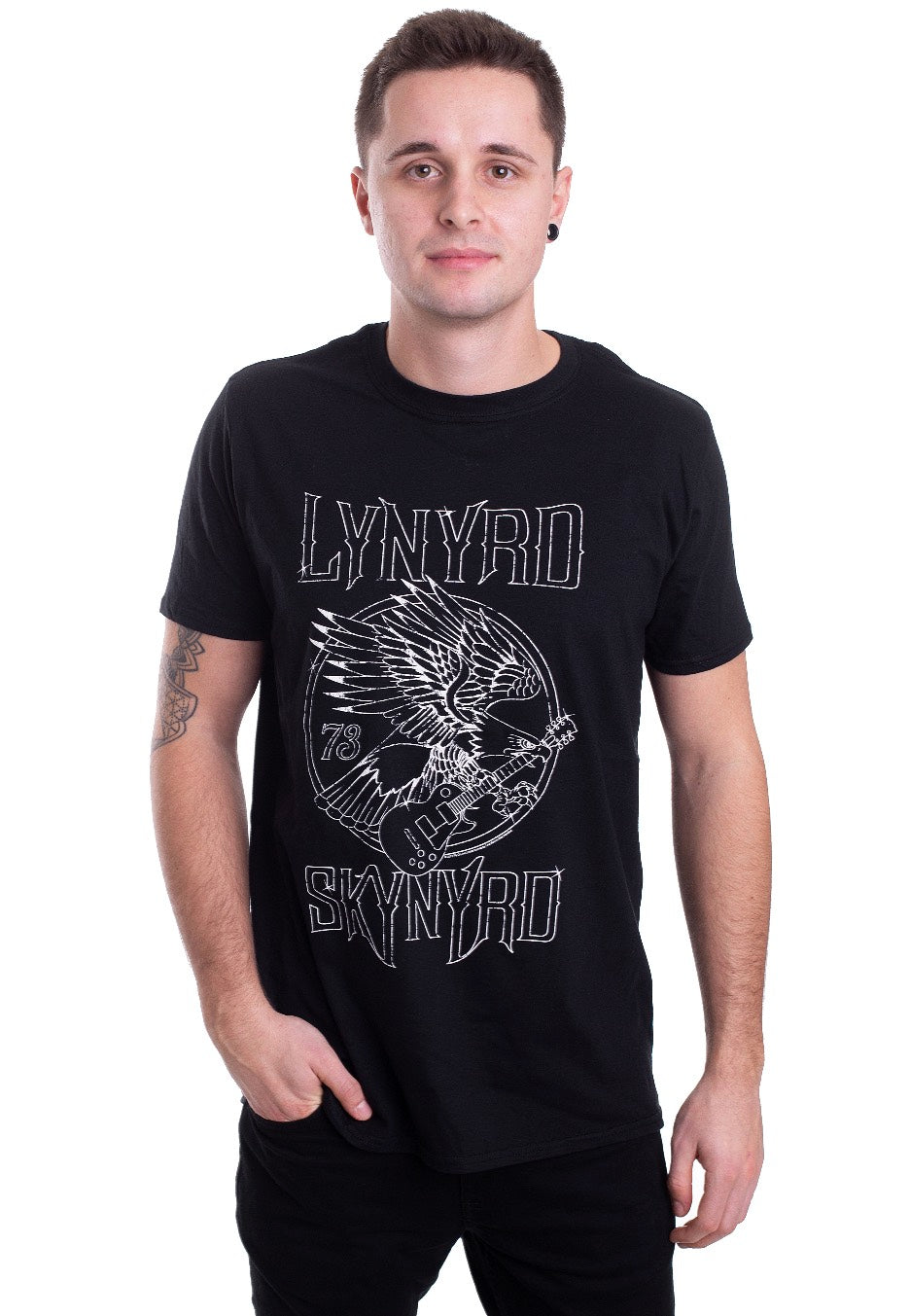 Lynyrd Skynyrd - Eagle Guitar 73 - T-Shirt Free Shipping For Cheap