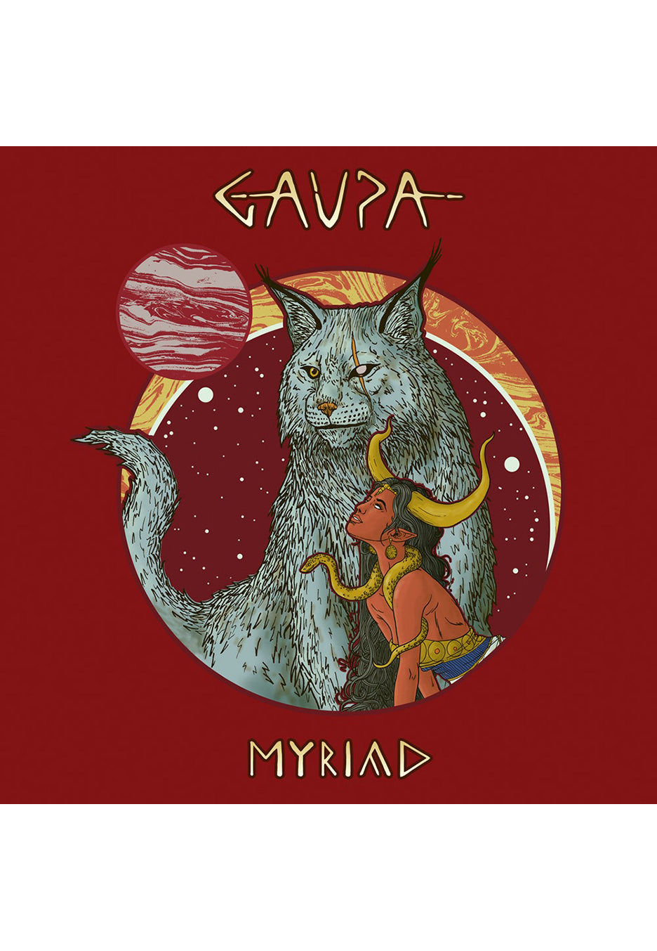 Gaupa - Myriad Red - Marbled Vinyl Free Shipping Best Place