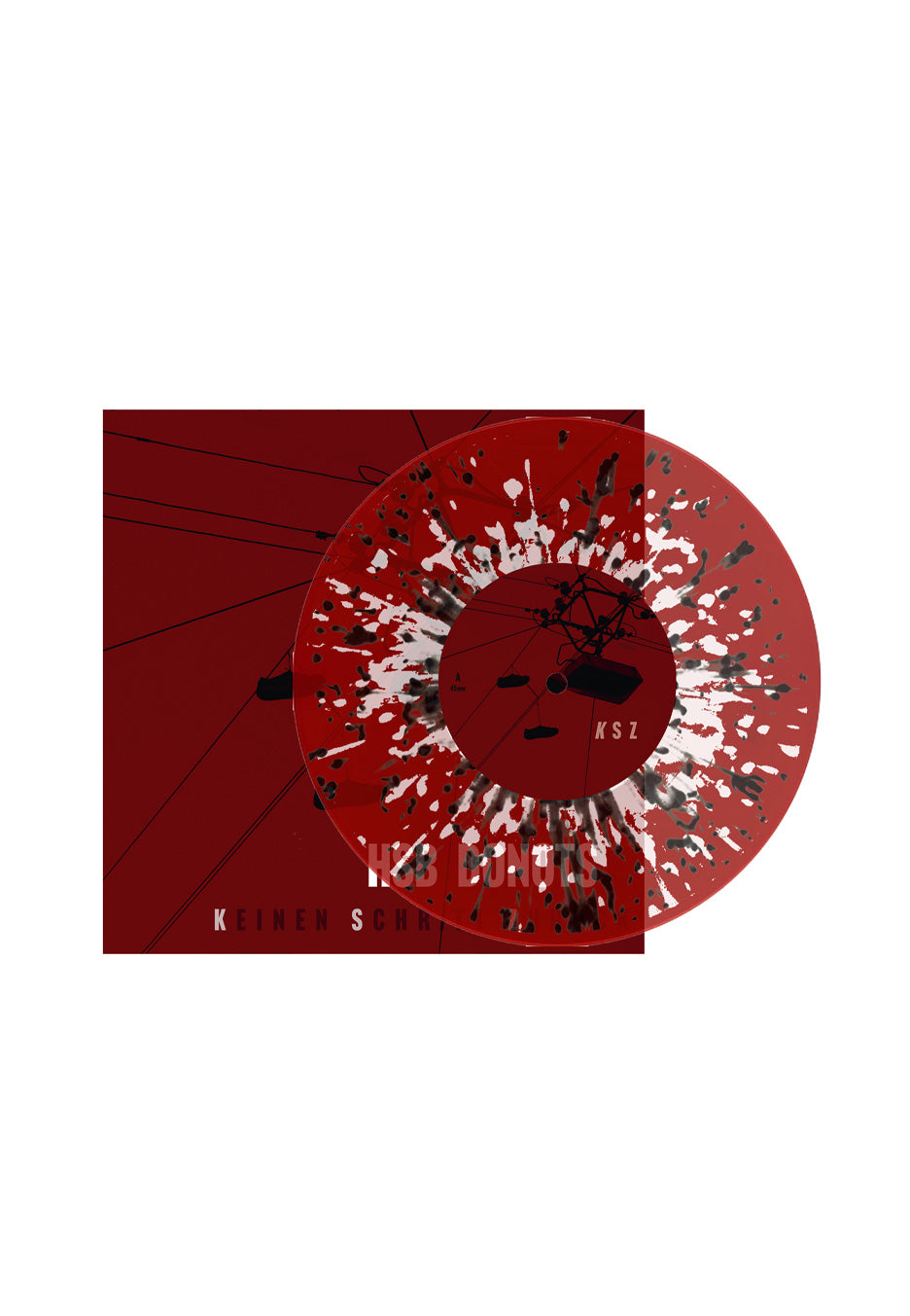 Heaven Shall Burn feat. Donots - Keinen Schritt Zurück - Transparent Red w/ Black/White Splatter 7 Inch Vinyl Cheap Sale Tumblr