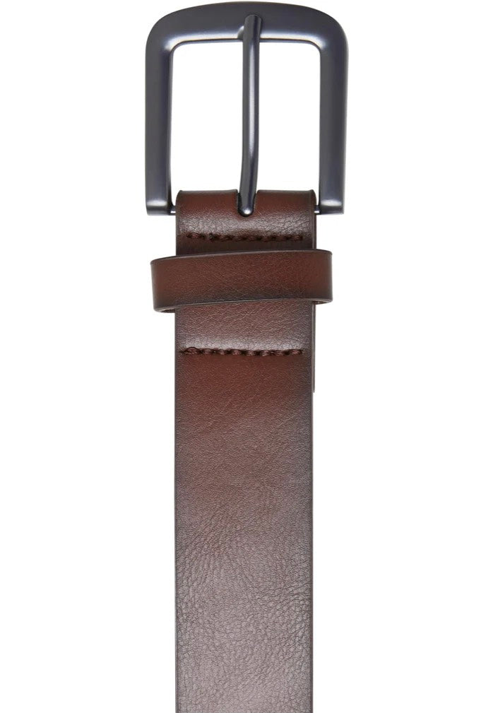 Urban Classics - Easy Synthetic Leather Brown/Silver - Belt 2025 New Cheap Pice