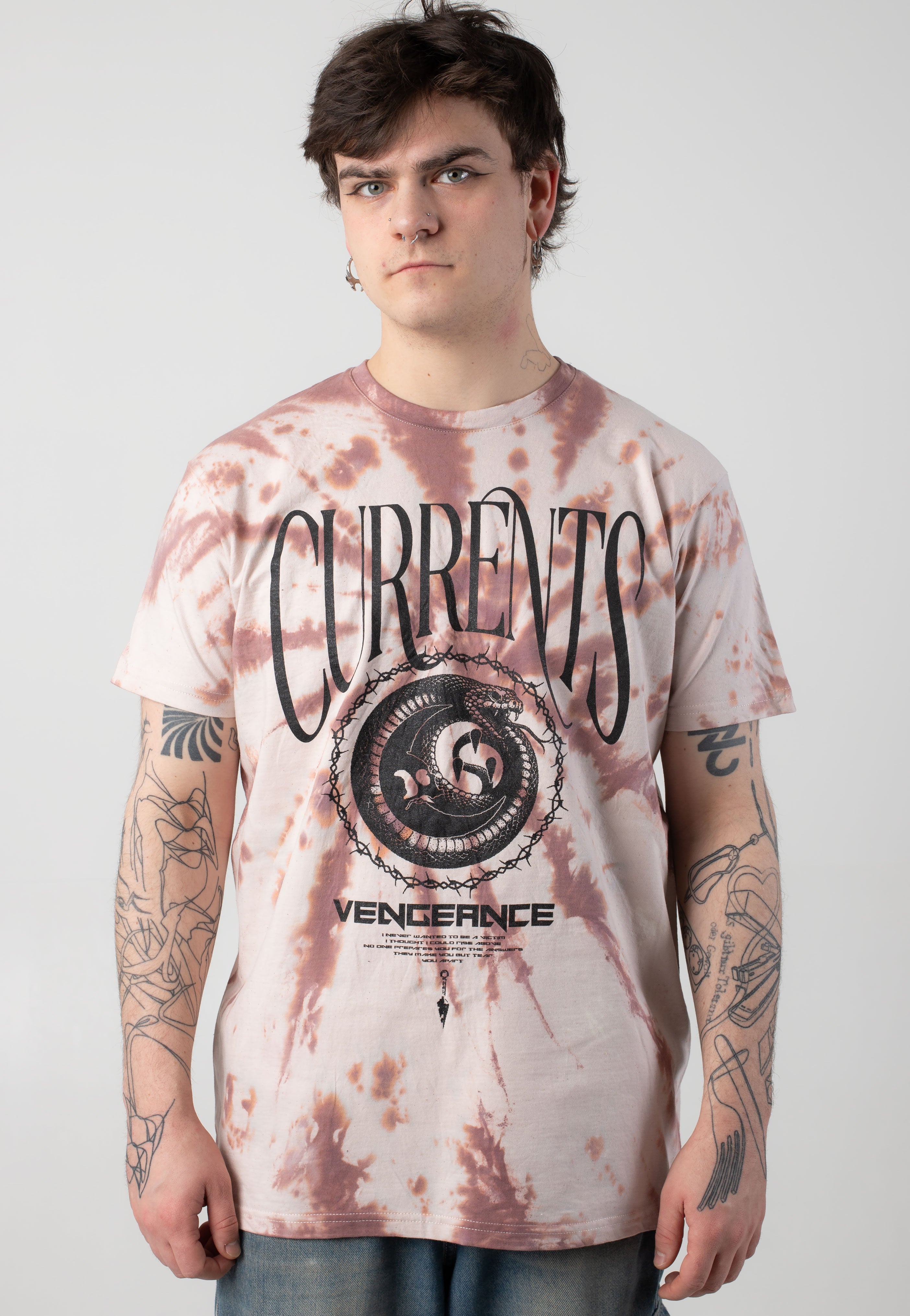 Currents - Vengeance Cream Tie Dye - T-Shirt Cheap Sale Genuine