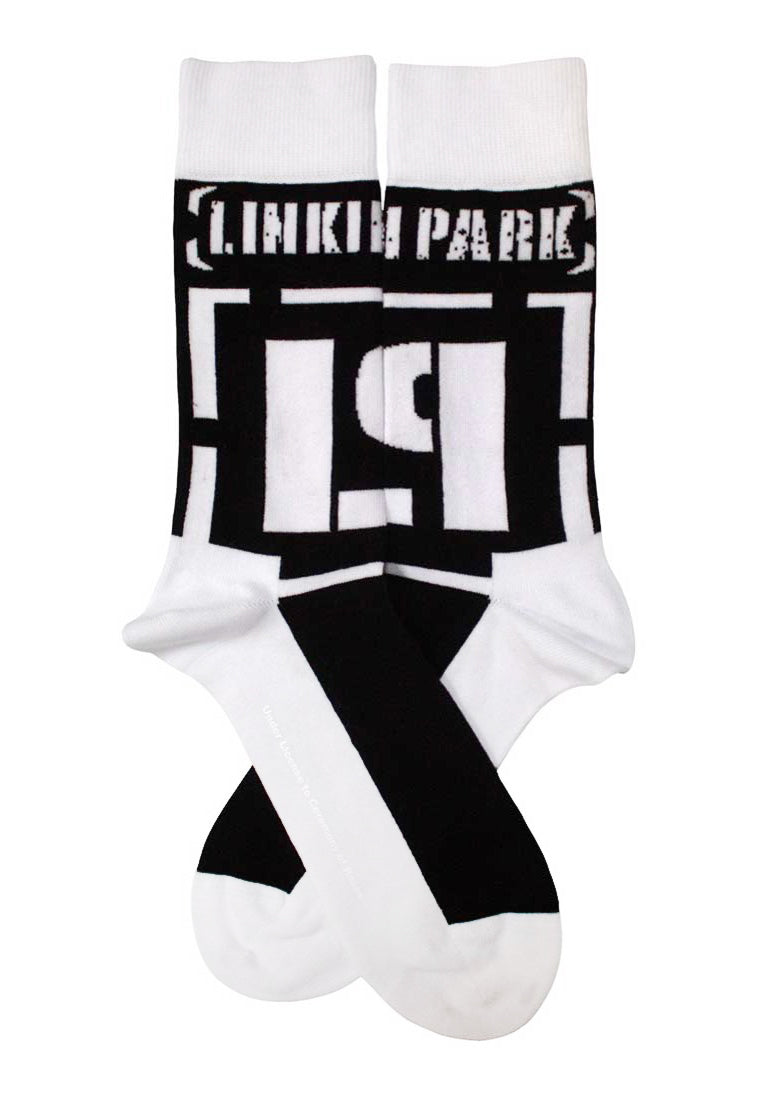 Linkin Park - Brackets Logo - Socks Pices For Sale