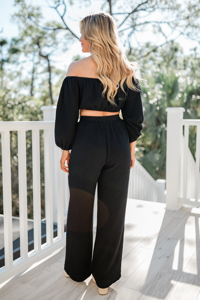 Salt In The Air Black Two Piece Set Cheap Pictures