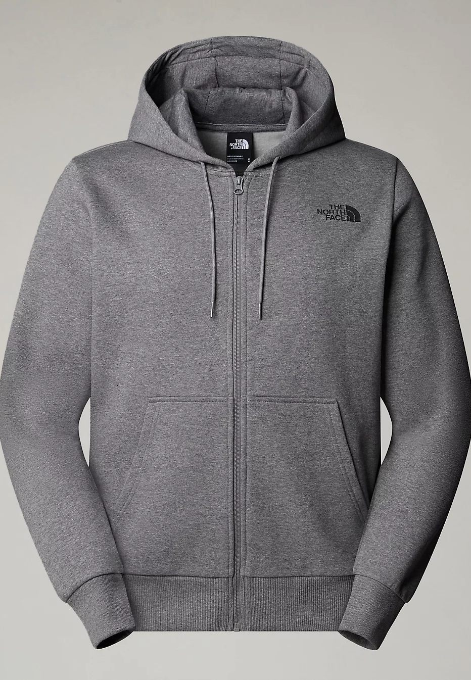 The North Face - Simple Dome Full Zip Tnf Mediumgrey Heather - Zipper Inexpensive Sale Online