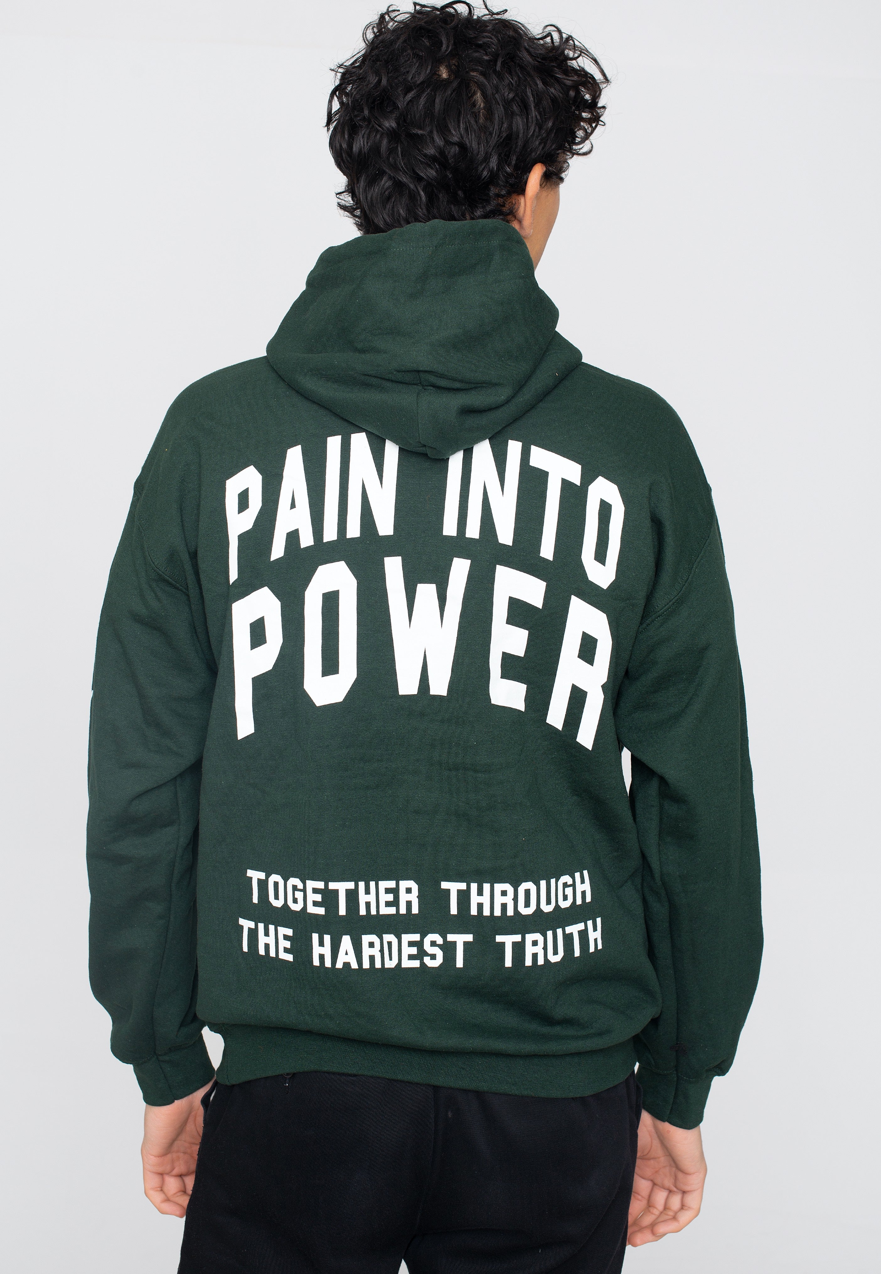 Terror - Pain Into Power Forest Green - Hoodie Inexpensive For Sale