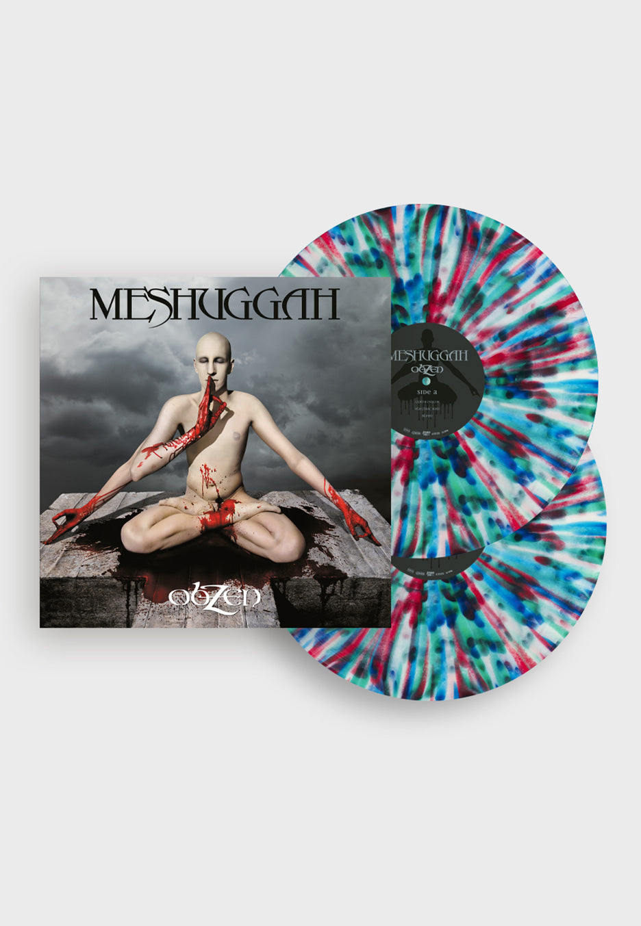 Meshuggah - ObZen Clear White/Blue - Splattered 2 Vinyl In China Cheap Pice