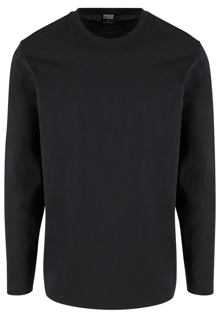 Urban Classics - Basic Black - Longsleeve Free Shipping Real