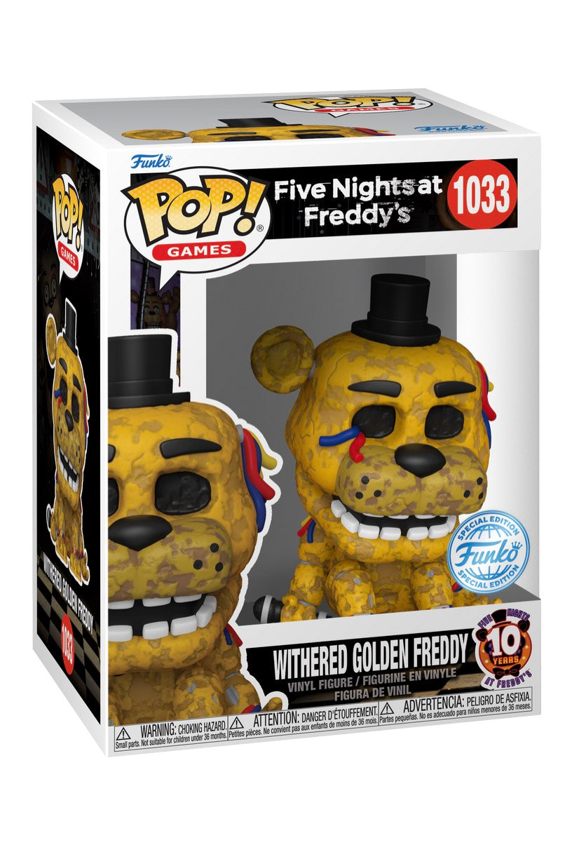 Five Nights At Freddy's - Withered Golden Freddy POP! Vinyl - Funko Pop