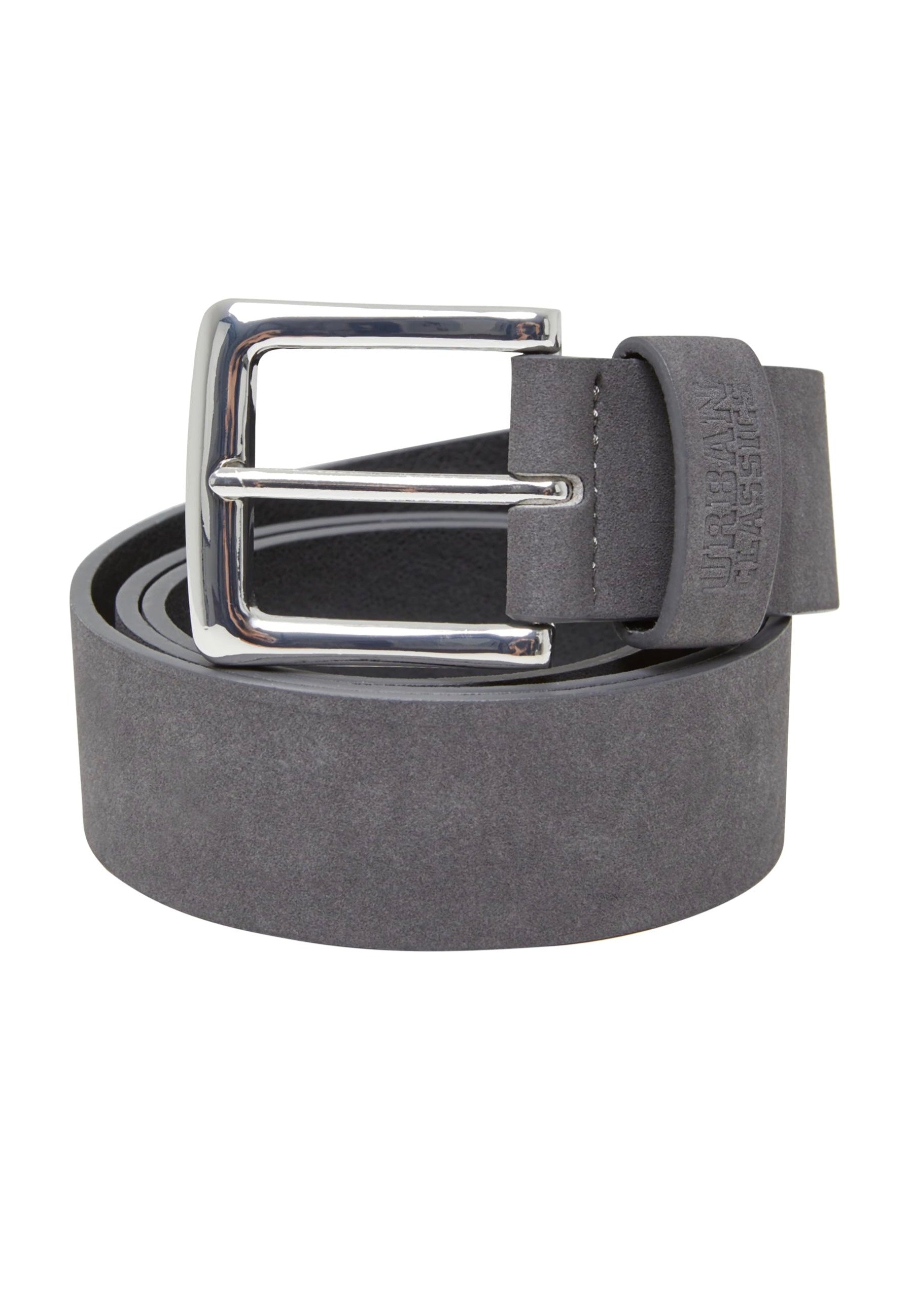 Urban Classics - Suede Leather Imitation Magnet/Silver - Belt Cheap Sale Lowest Pice