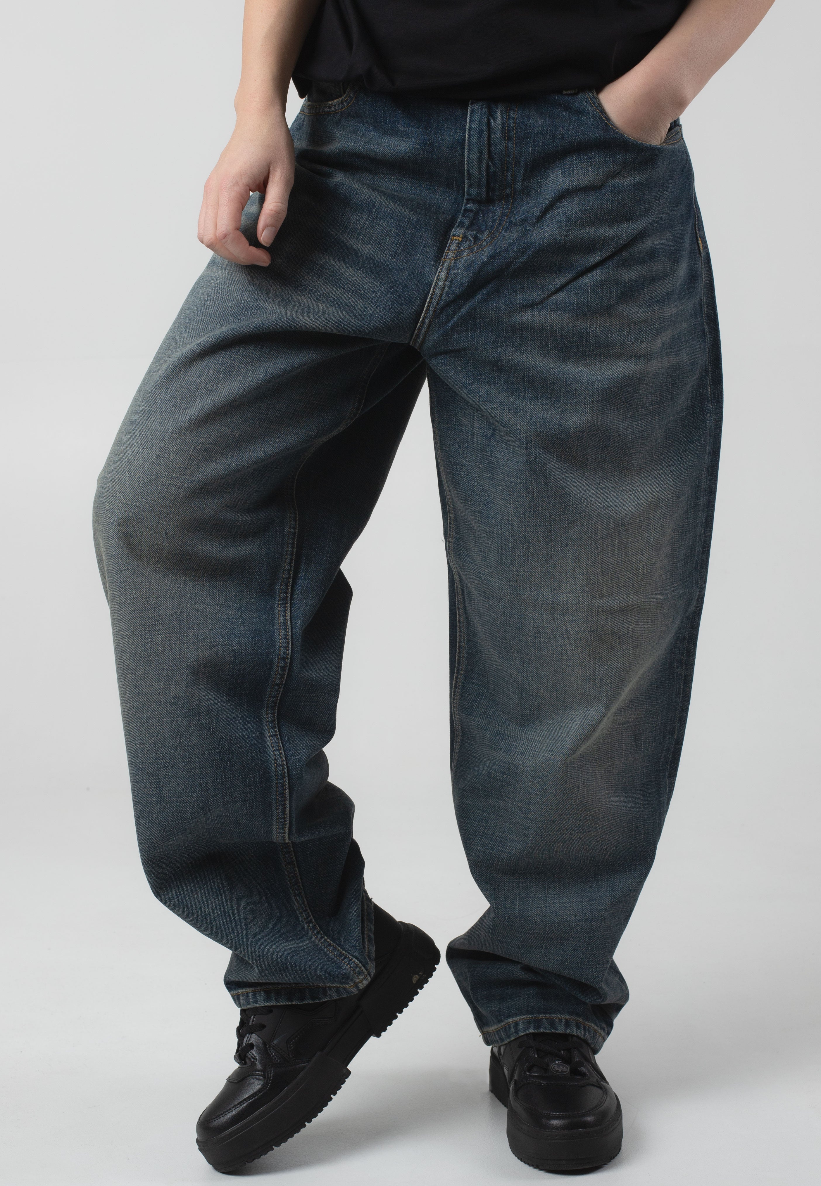 Carhartt WIP - W' Brandon Worn Used Wash Blue - Pants